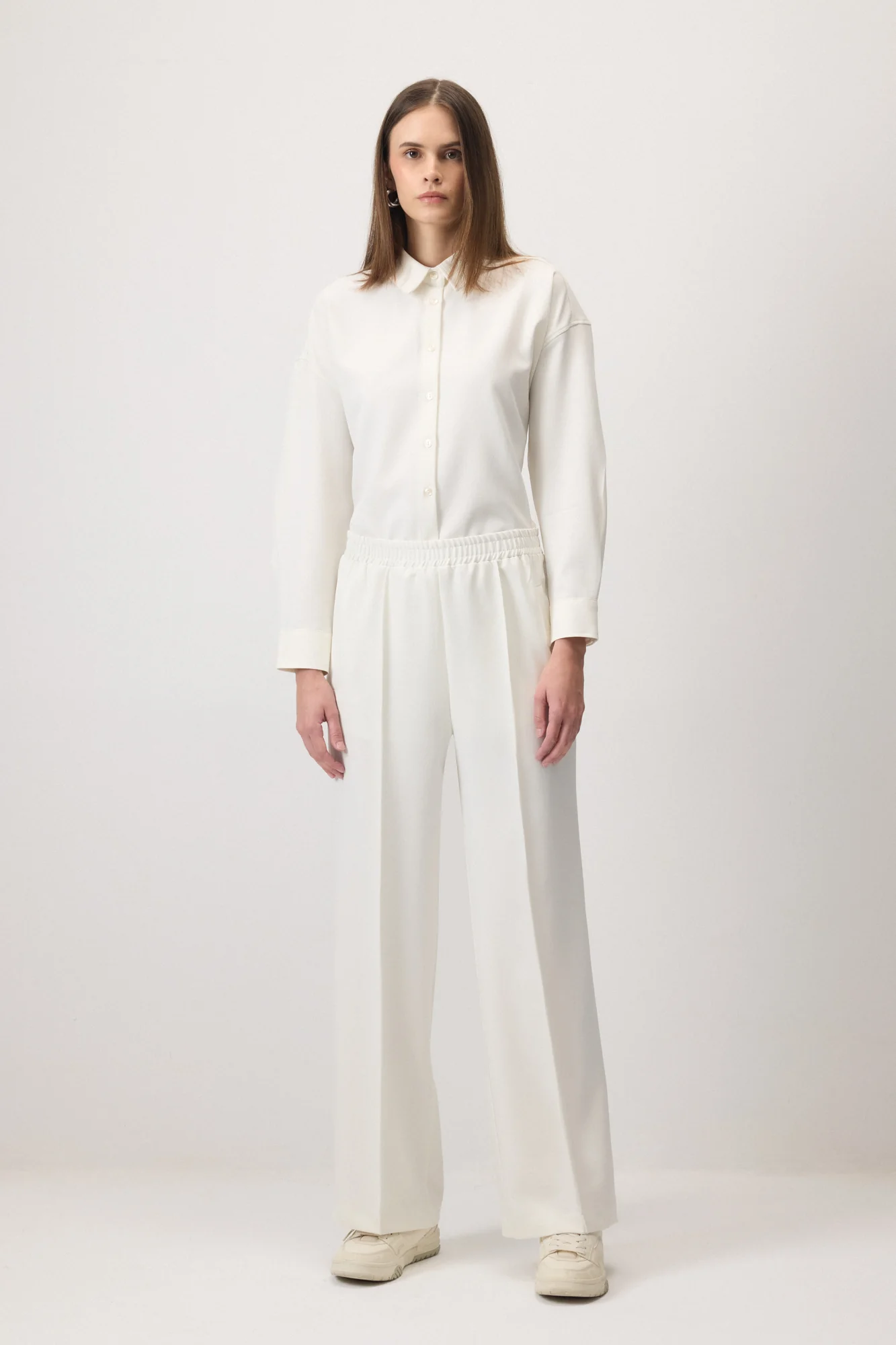 PLEATED PANTS WITH ELASTIC WAIST - Image 3