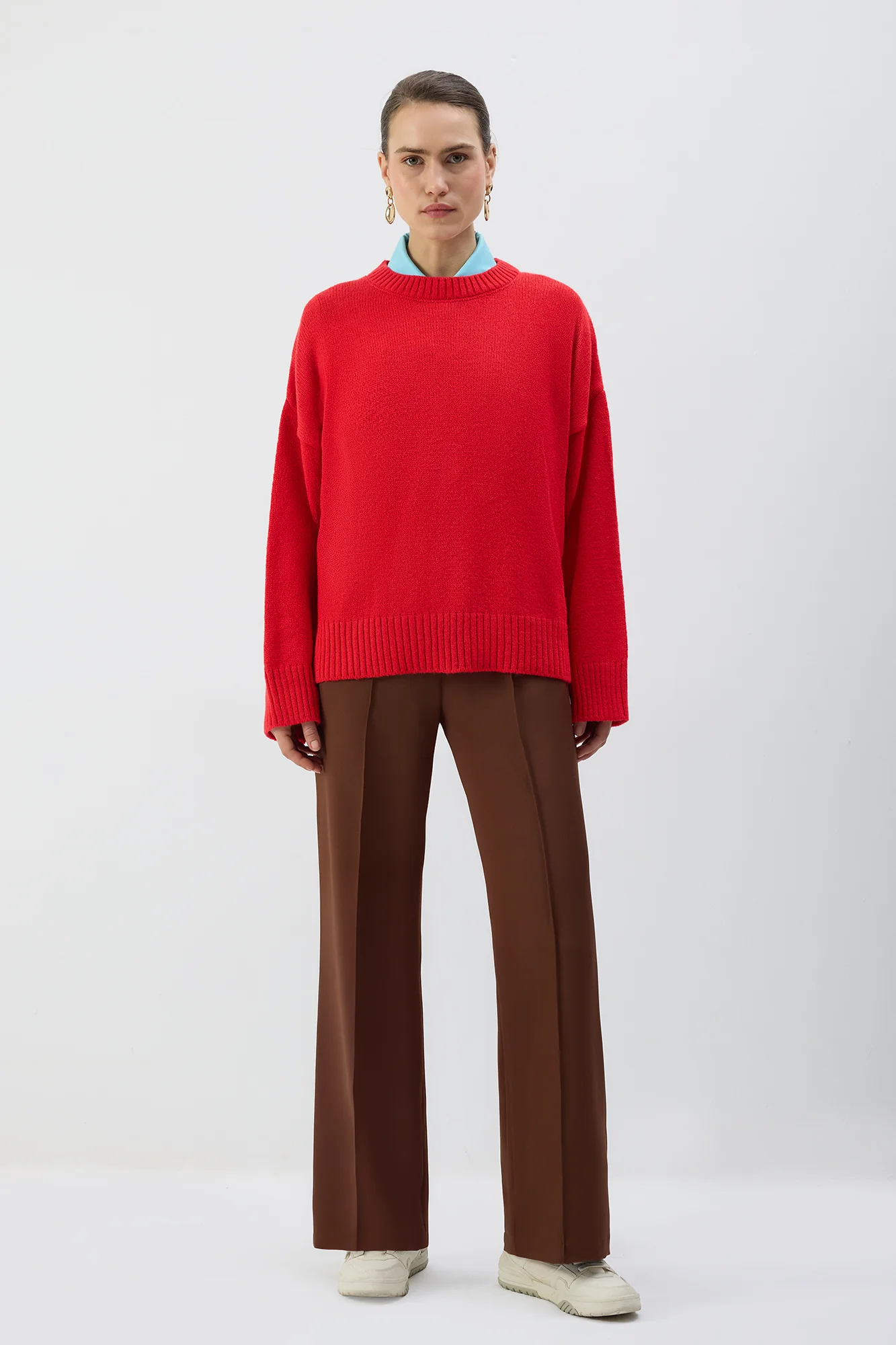 PLEATED PANTS WITH ELASTIC WAIST - Image 5