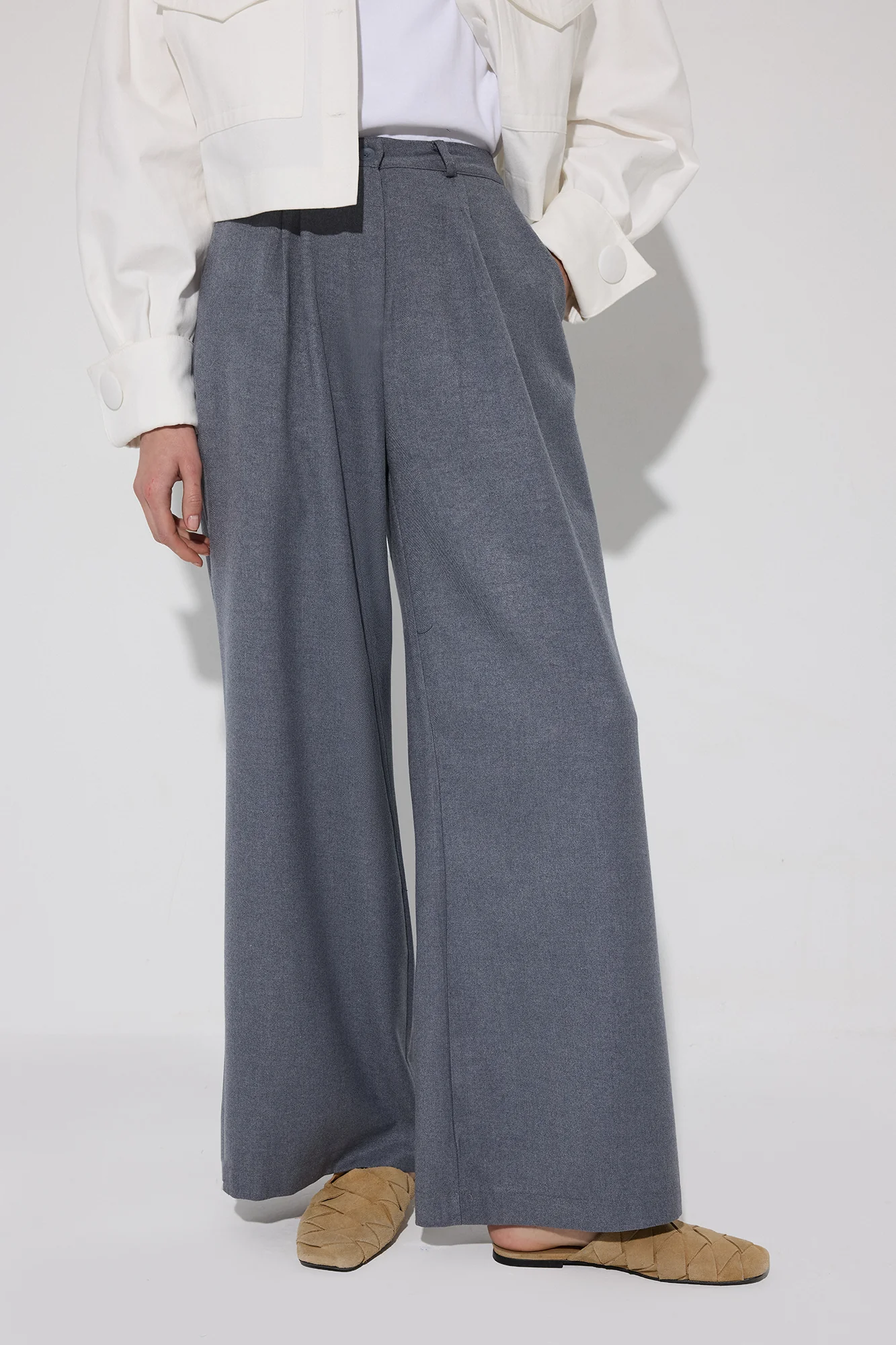 PLEATED POCKET PANTS - Image 3