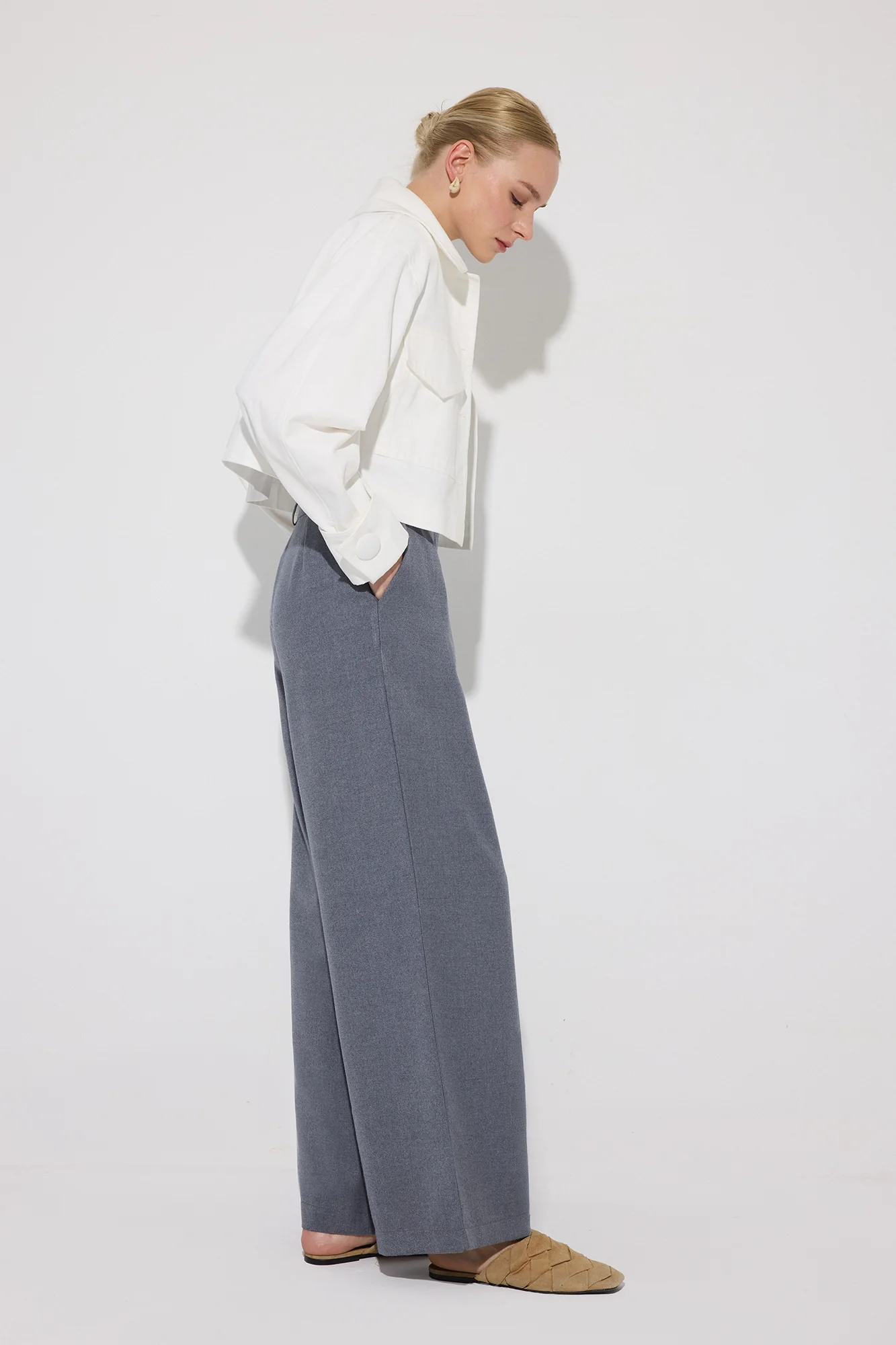 PLEATED POCKET PANTS - Image 4