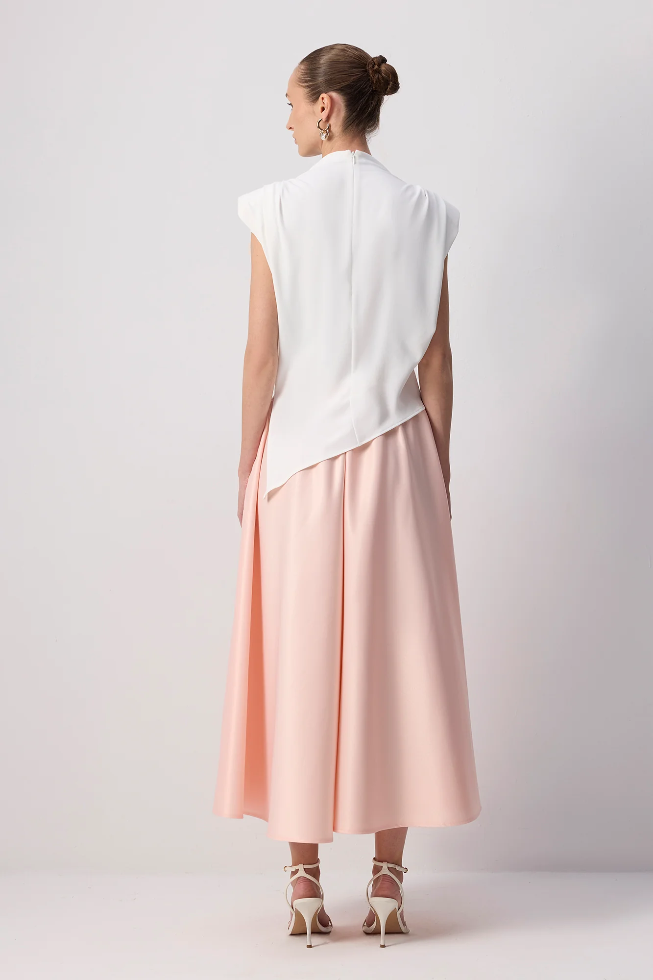 PLEATED SATIN SKIRT - Image 6