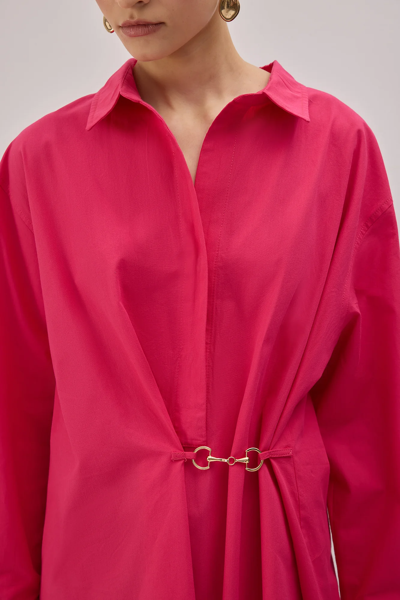 POPLIN SHIRT WITH METAL ACCESSORIES - Image 4