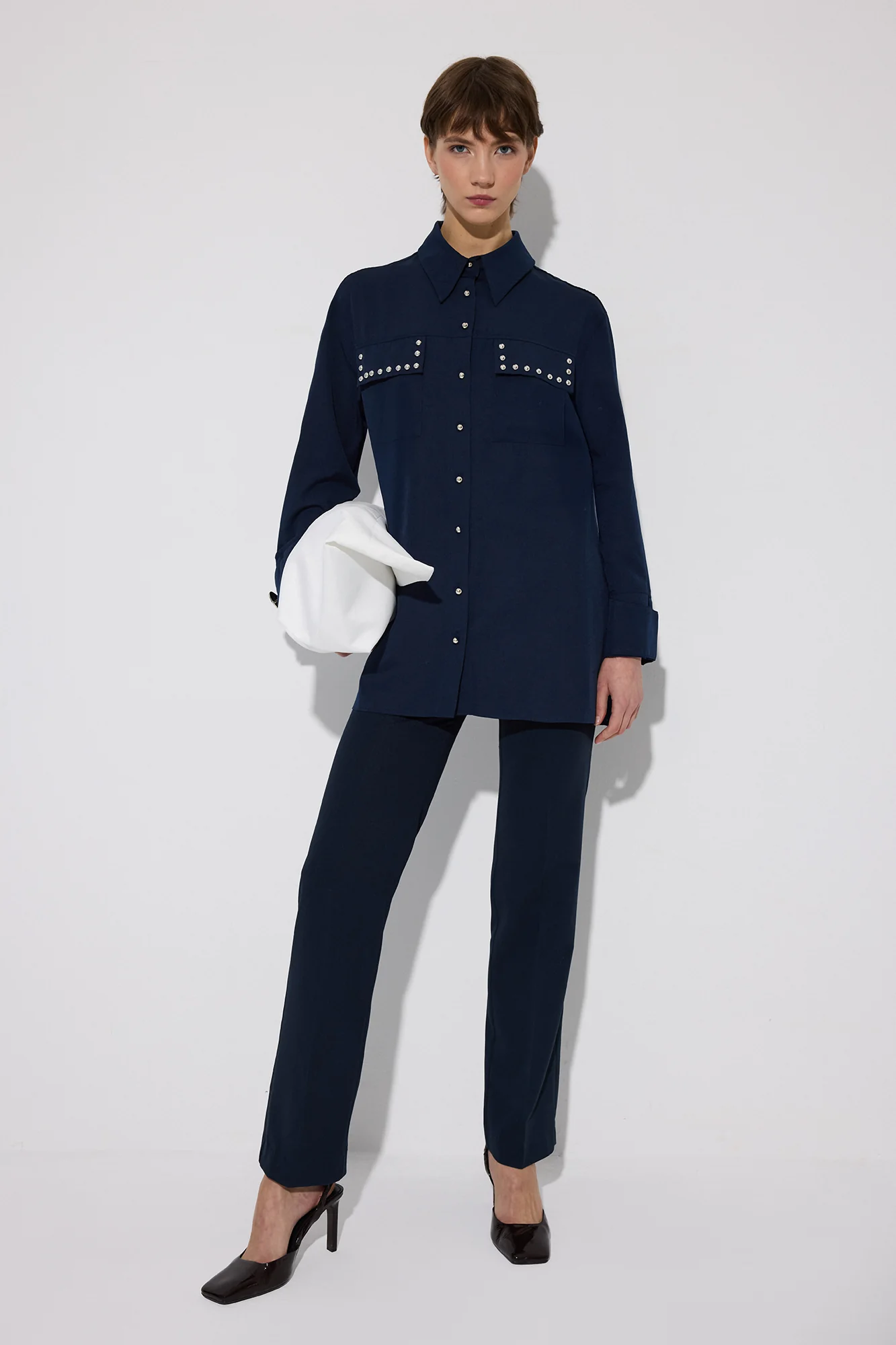 POPLIN SHIRT WITH TROUSERS - Image 3