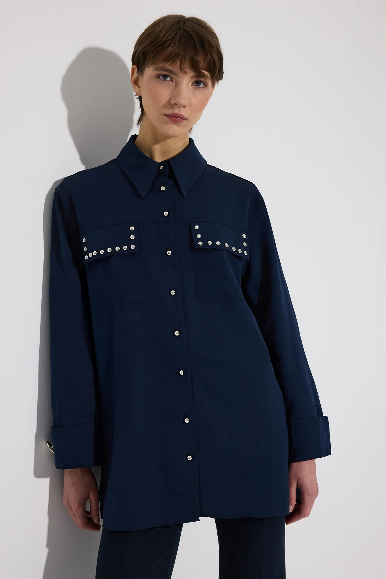 POPLIN SHIRT WITH TROUSERS - Image 4