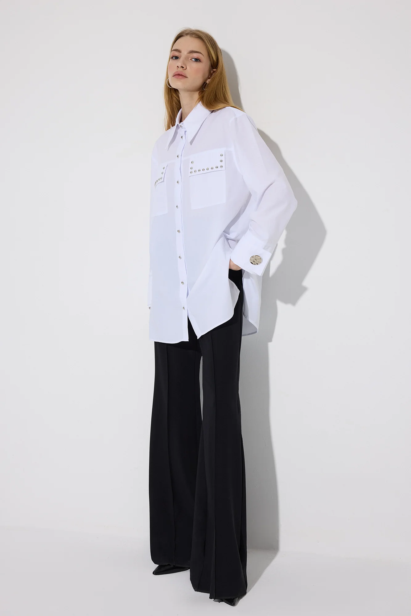 POPLIN SHIRT WITH TROUSERS - Image 2