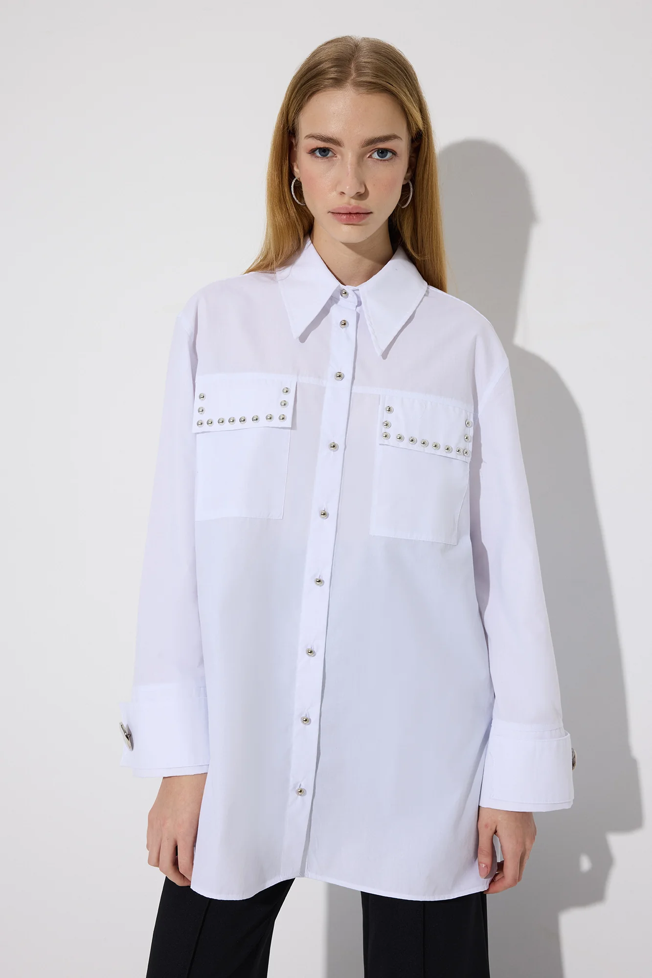 POPLIN SHIRT WITH TROUSERS - Image 3