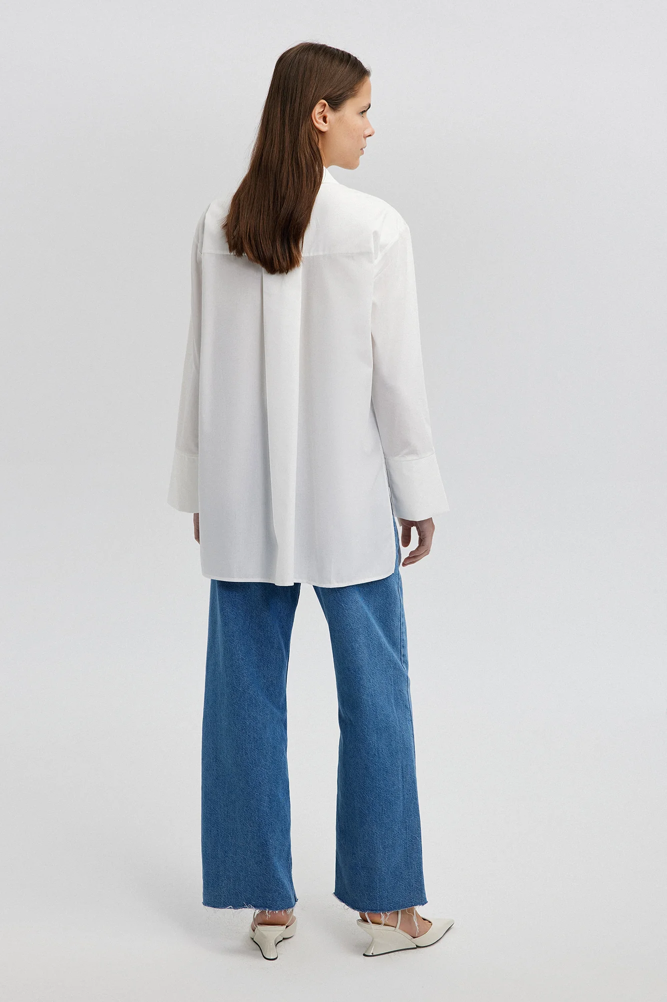 POPLIN SHIRT WITH WIDE CUFF - Image 6