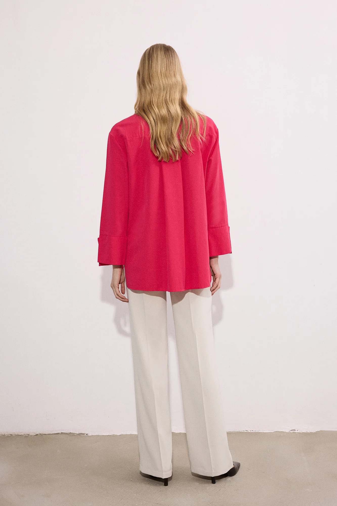 POPLIN SHIRT WITH WIDE CUFF - Image 4