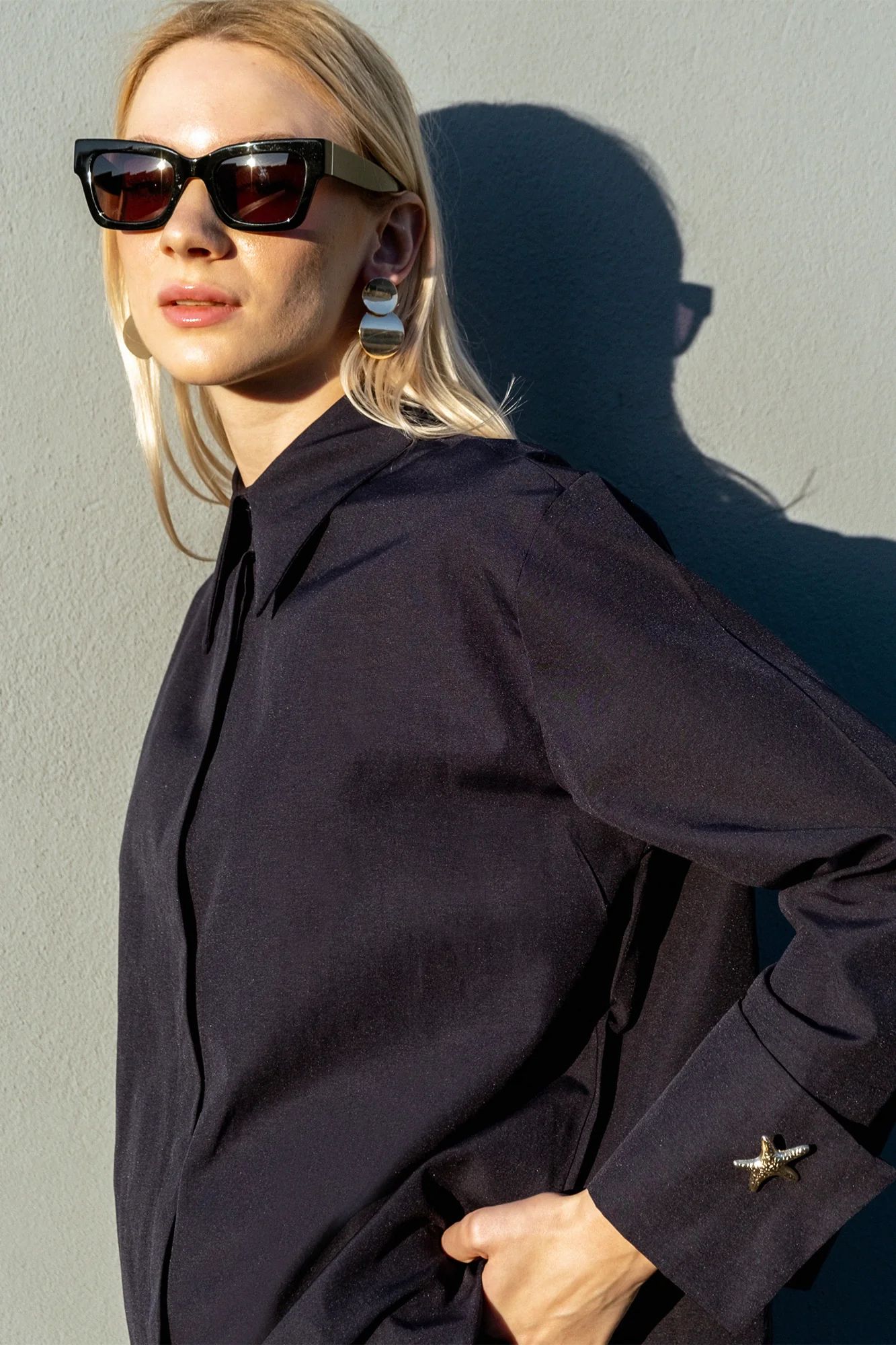 POPLIN SHIRT WITH WIDE CUFF - Image 3