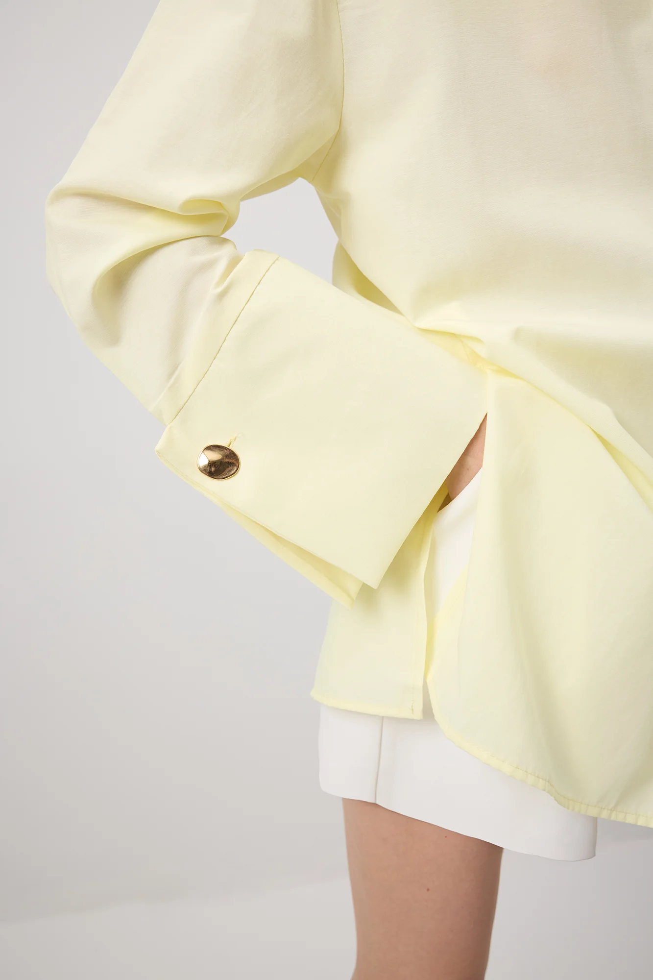 POPLIN SHIRT WITH WIDE CUFF - Image 7