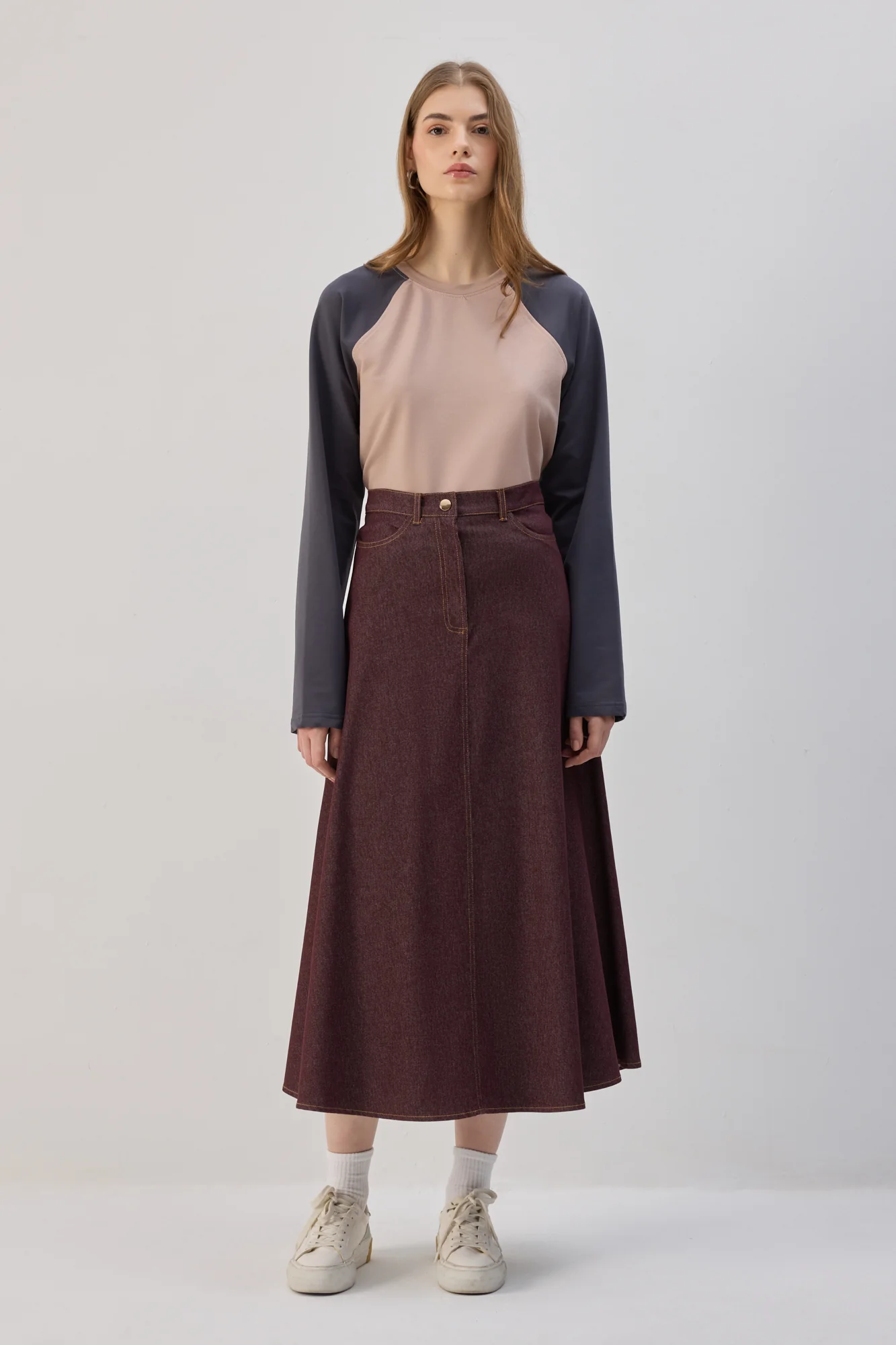 RAGLAN SLEEVE SHORT SWEATSHIRT - Image 3