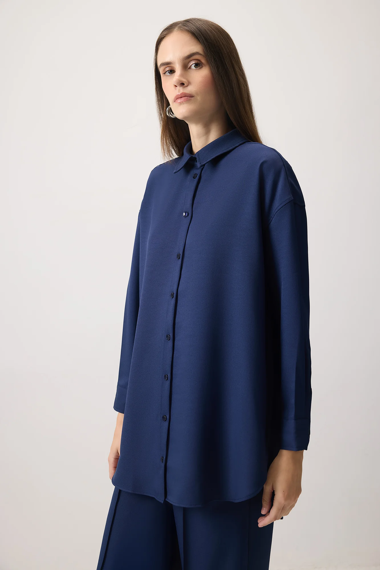 OVERSIZED CREPE SHIRT - Image 3