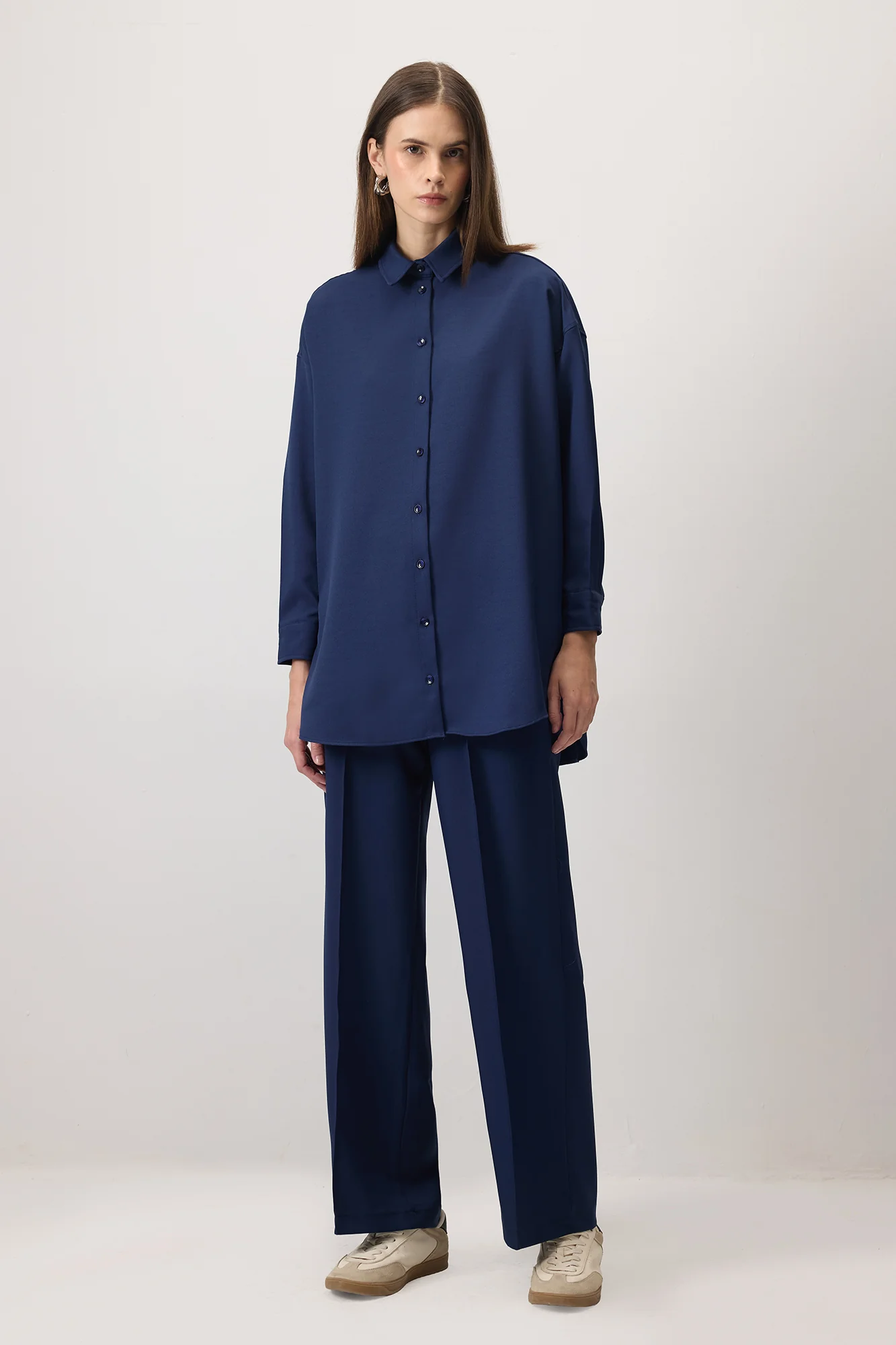 OVERSIZED CREPE SHIRT - Image 4