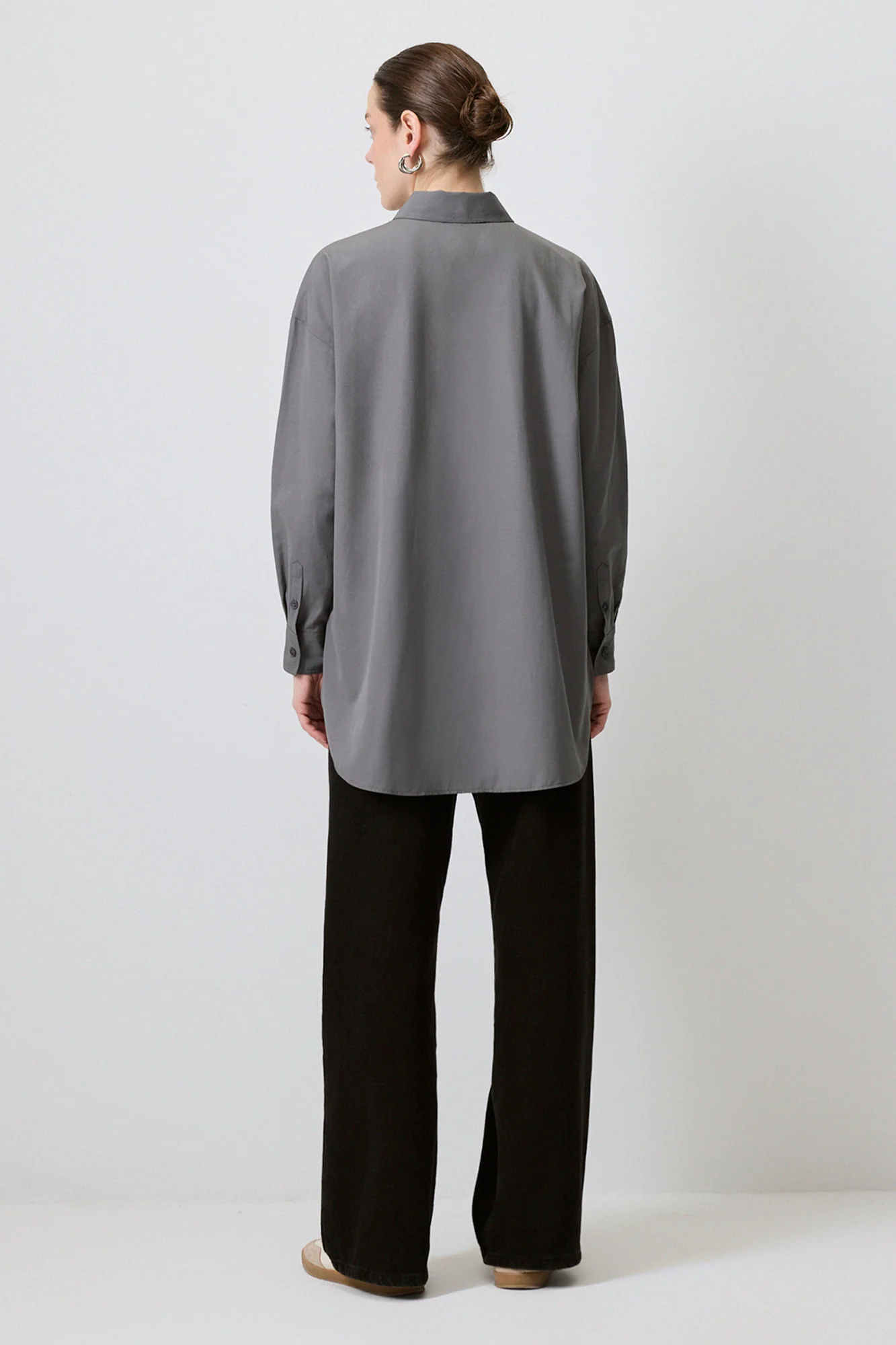 OVERSIZED POPLIN SHIRT - Image 3