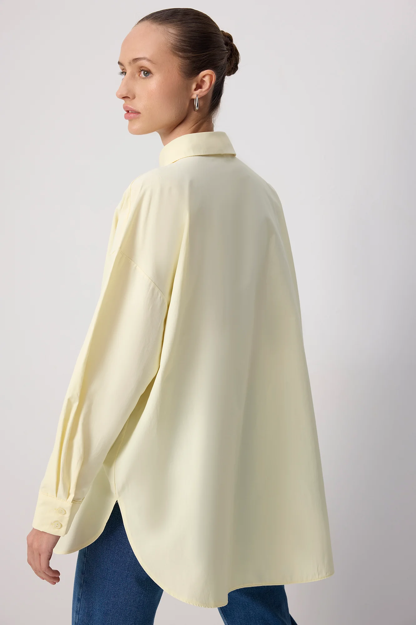 OVERSIZED POPLIN SHIRT - Image 3