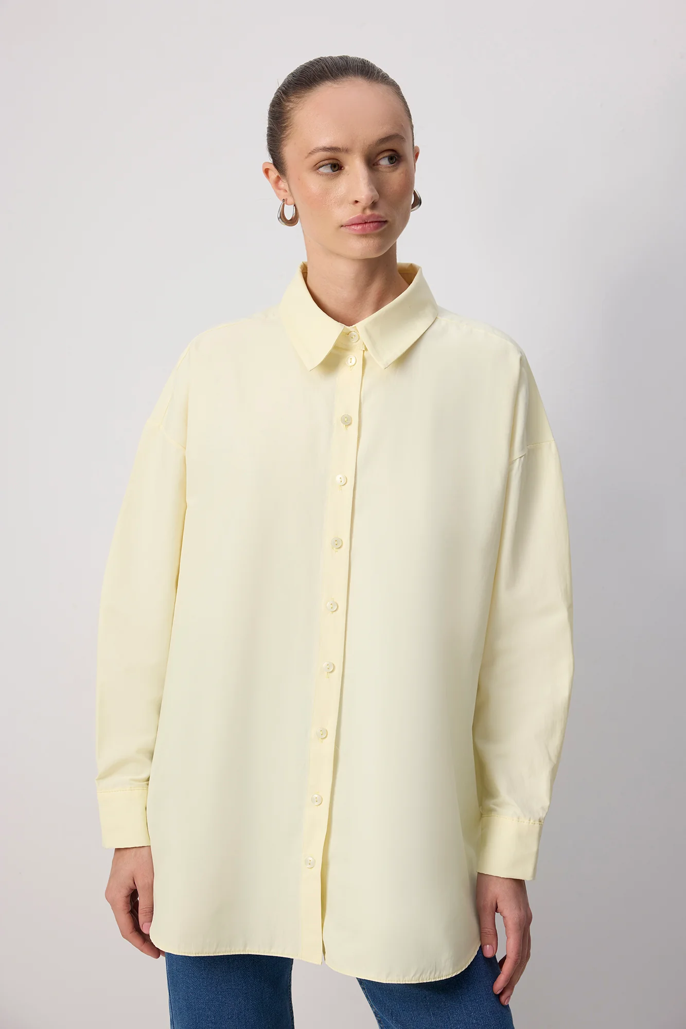 OVERSIZED POPLIN SHIRT - Image 5