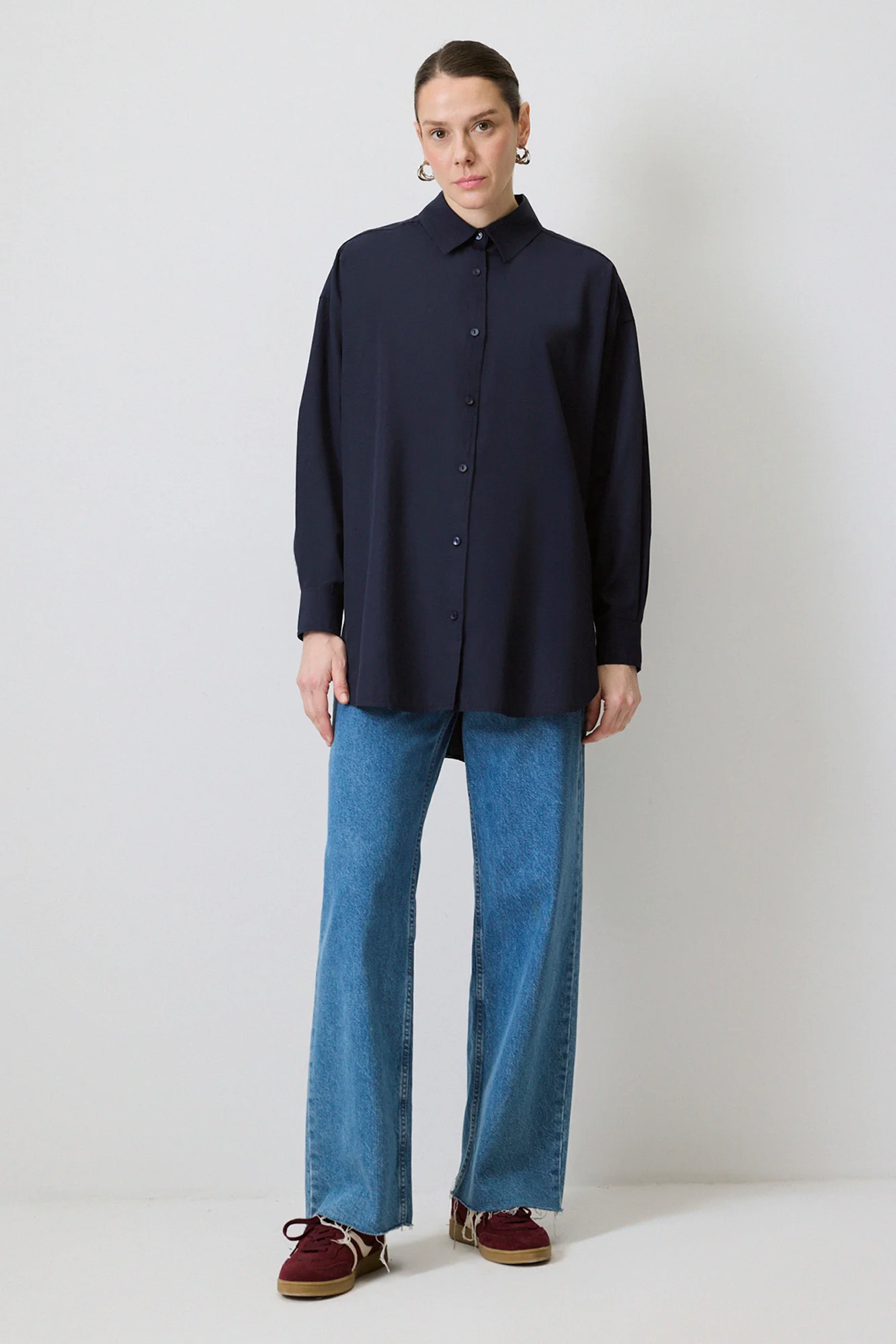OVERSIZED POPLIN SHIRT - Image 3
