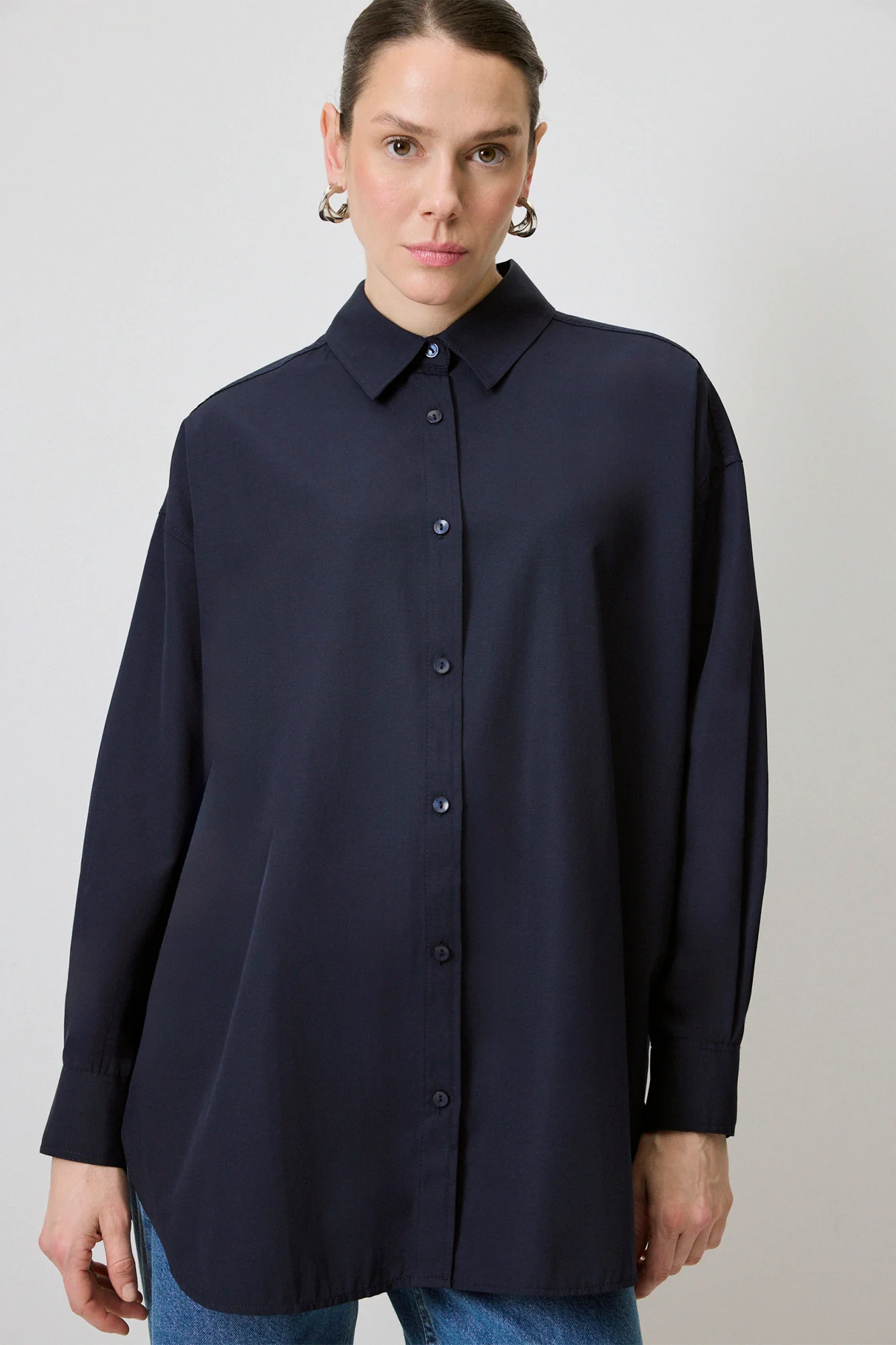 OVERSIZED POPLIN SHIRT - Image 4