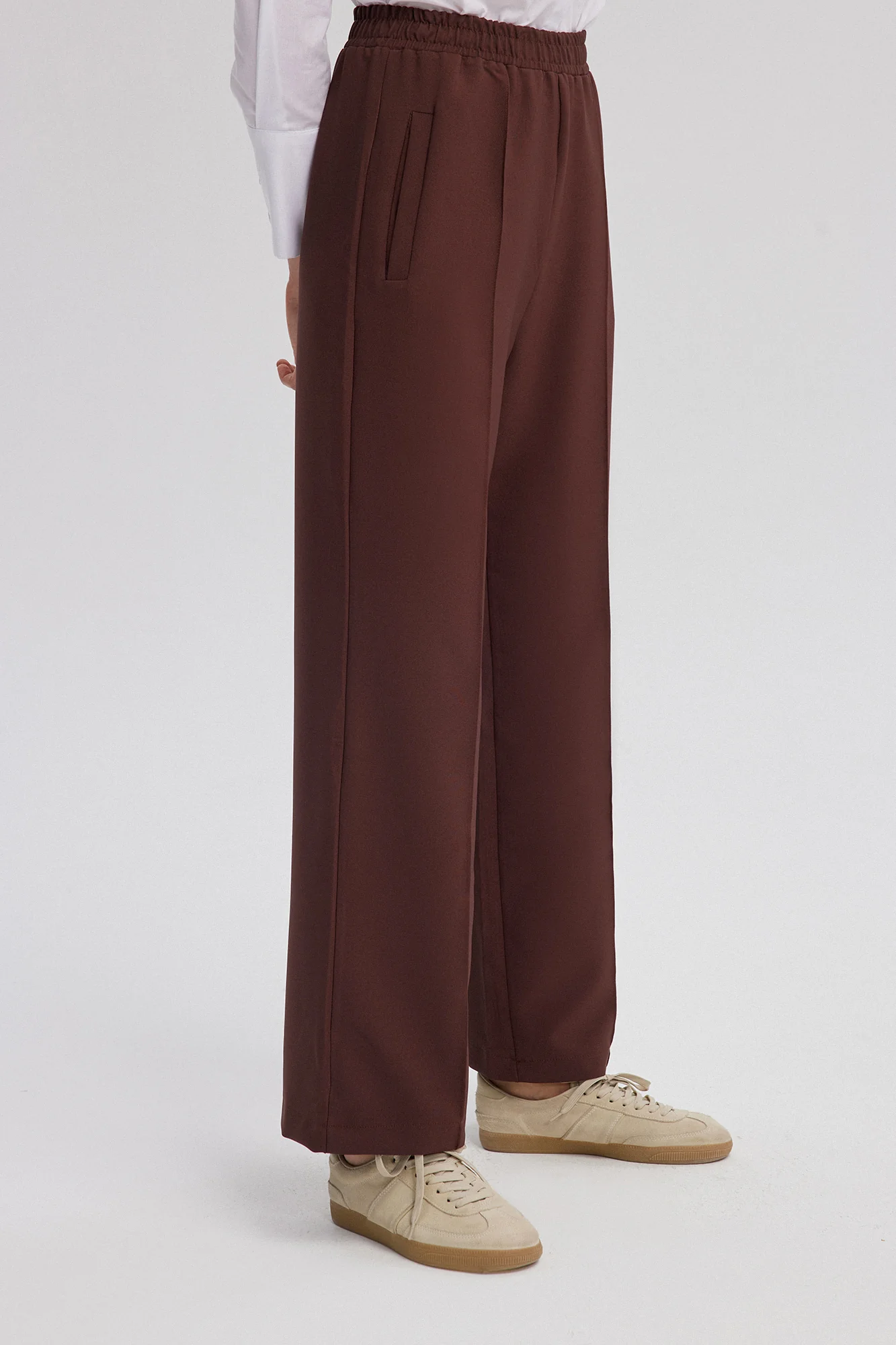 RIBBED CREPE TROUSERS - Image 3