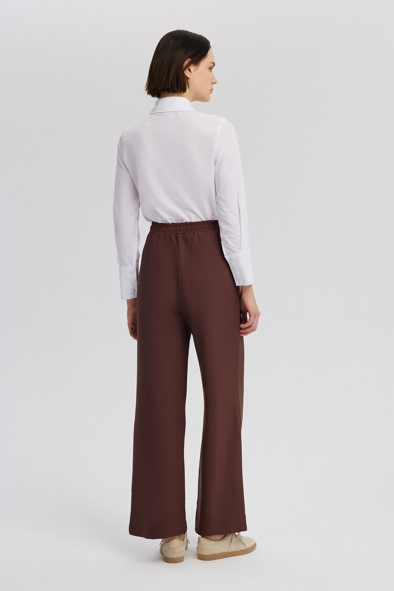 RIBBED CREPE TROUSERS - Image 5
