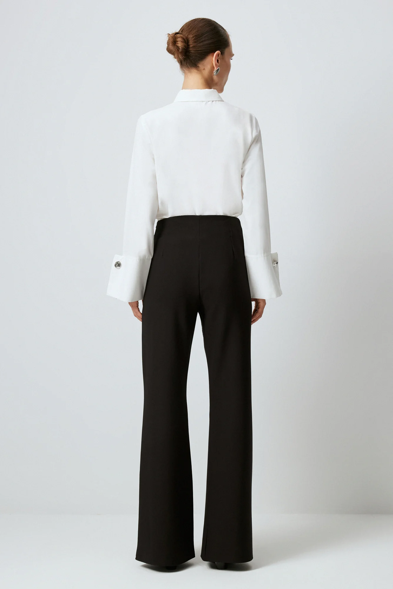 RIBBED CREPE TROUSERS - Image 5