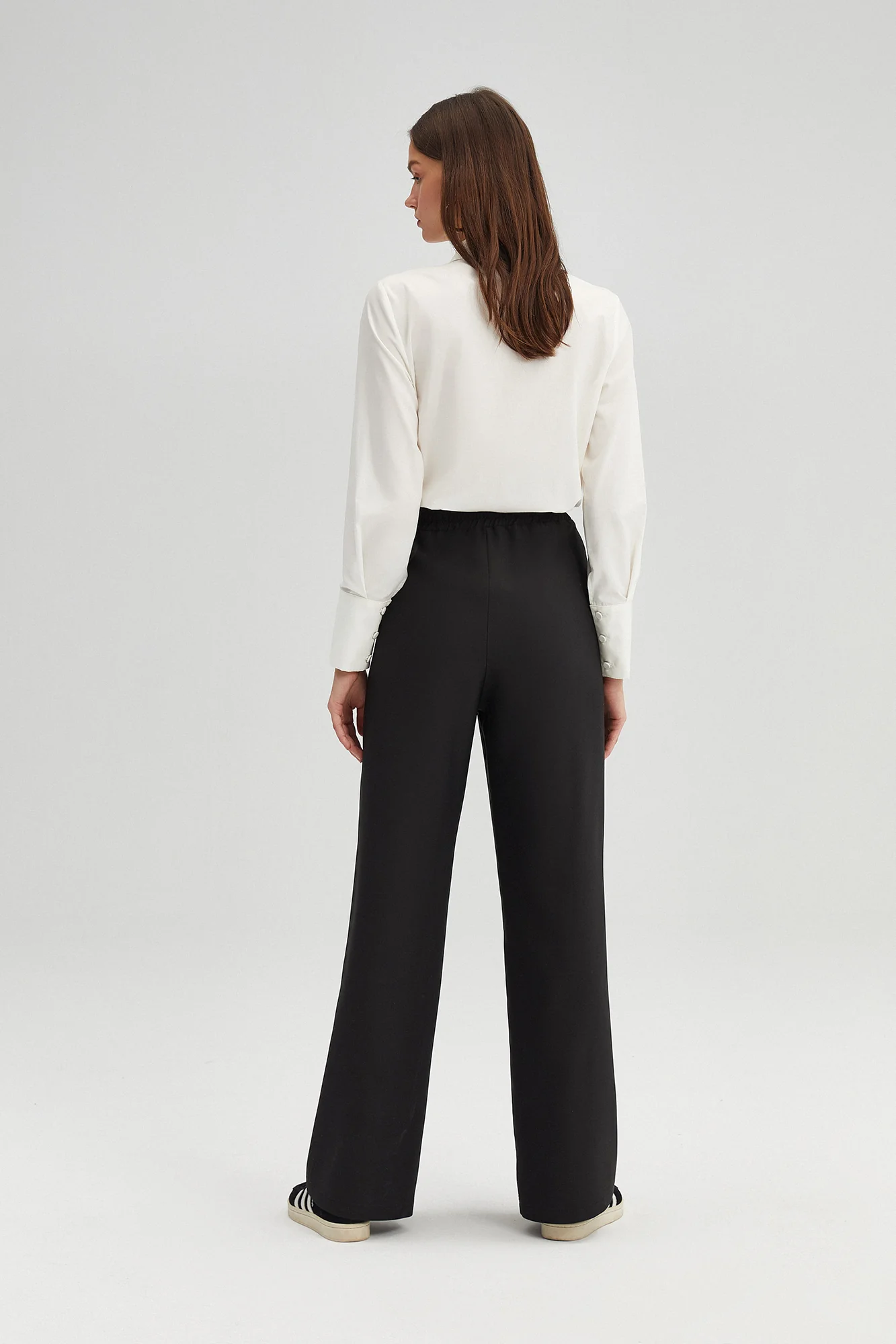 RIBBED CREPE TROUSERS - Image 4
