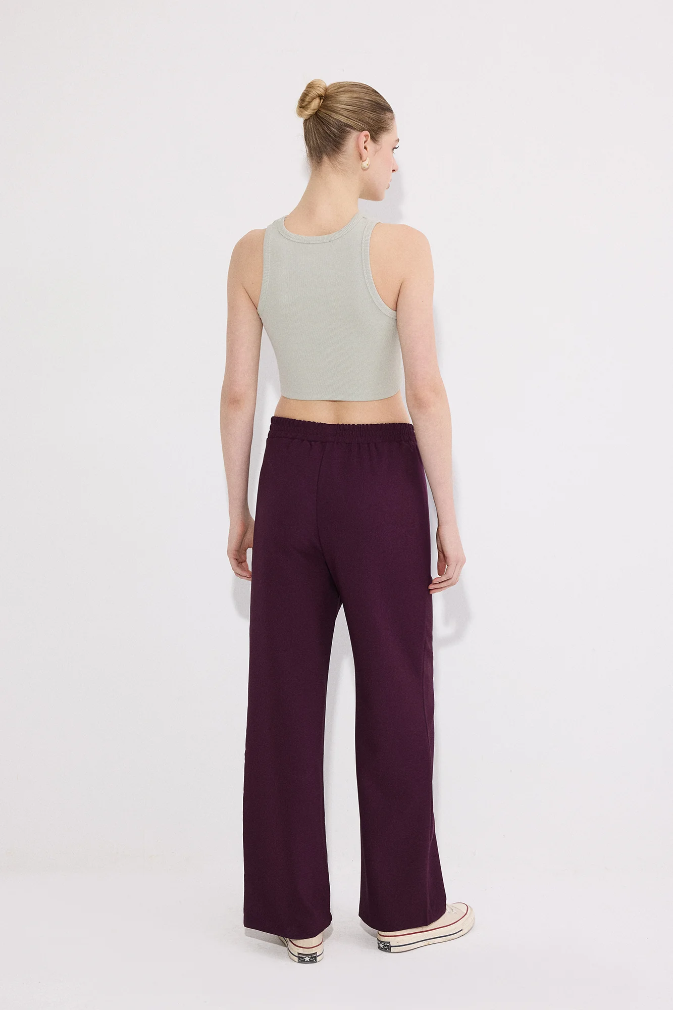 RIBBED CREPE TROUSERS - Image 5