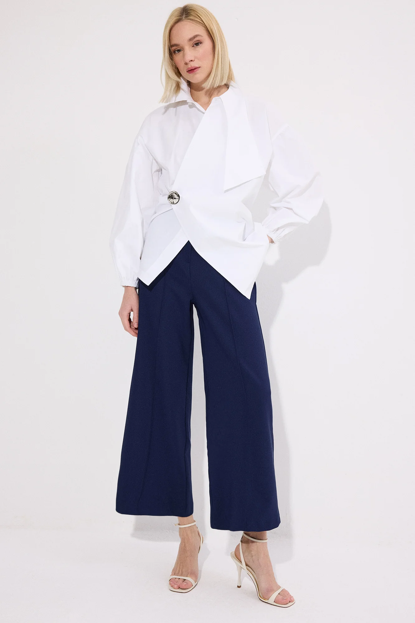 RIBBED CREPE TROUSERS - Image 2