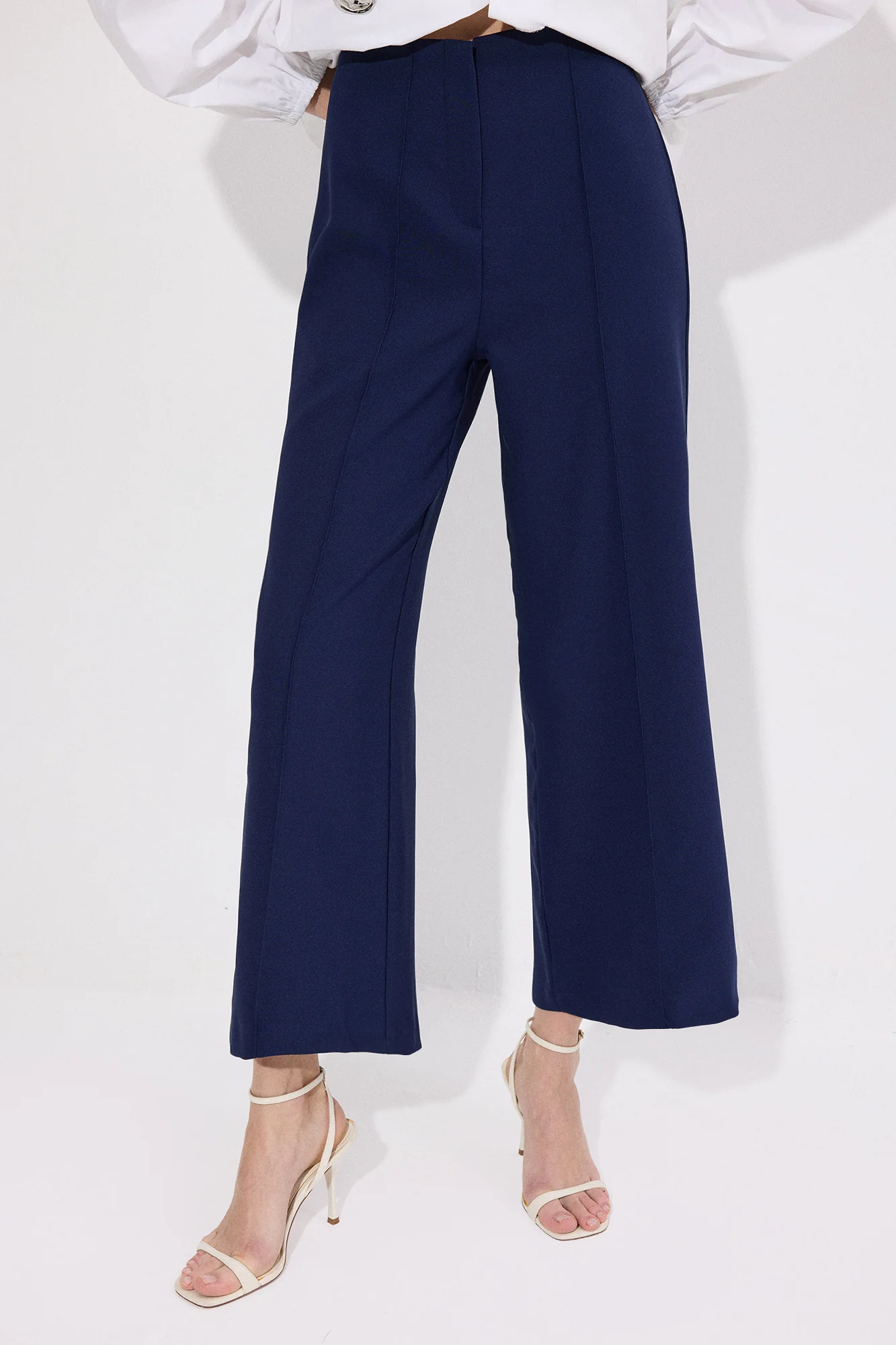 RIBBED CREPE TROUSERS - Image 3