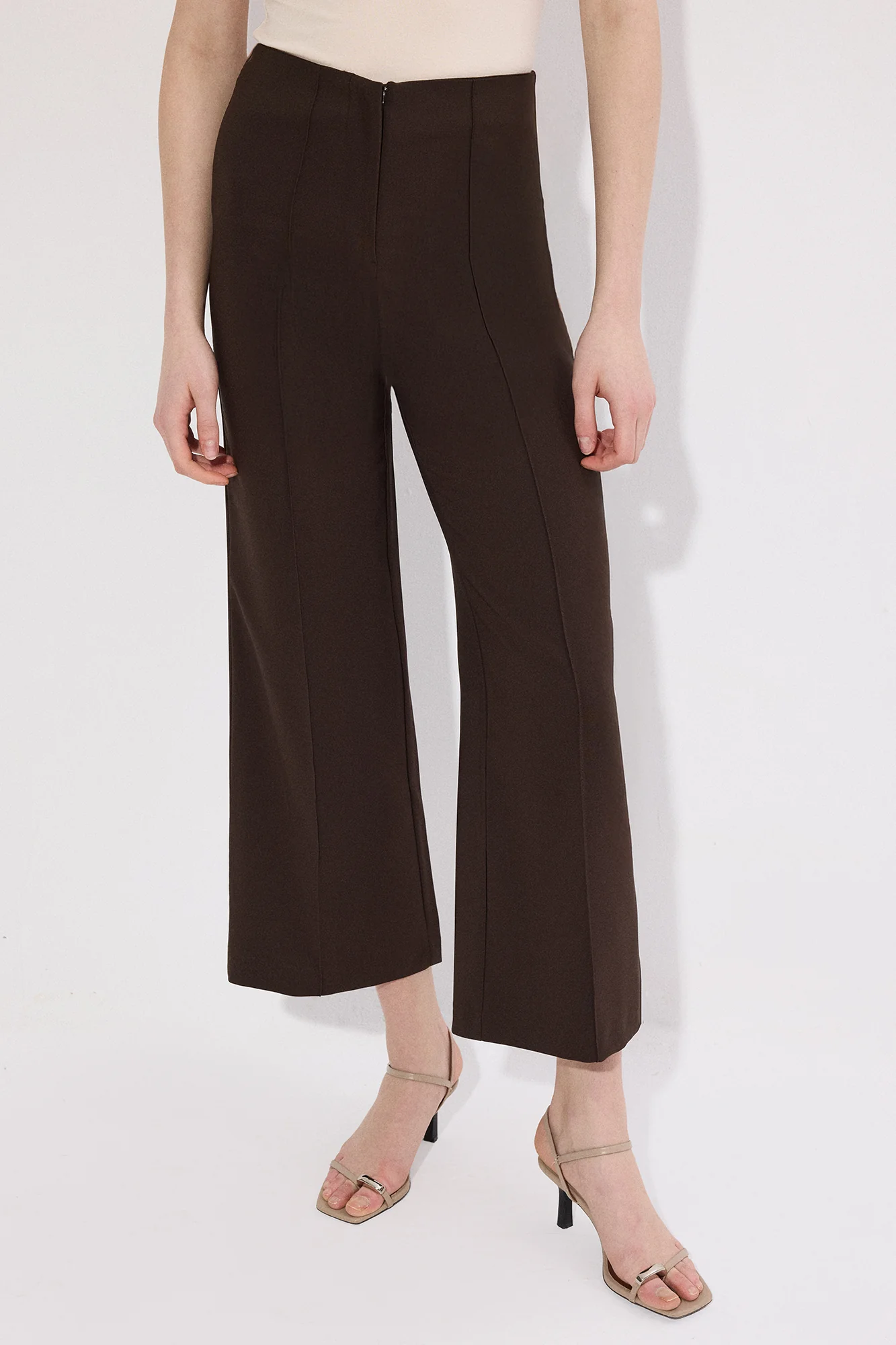 RIBBED CREPE TROUSERS - Image 4