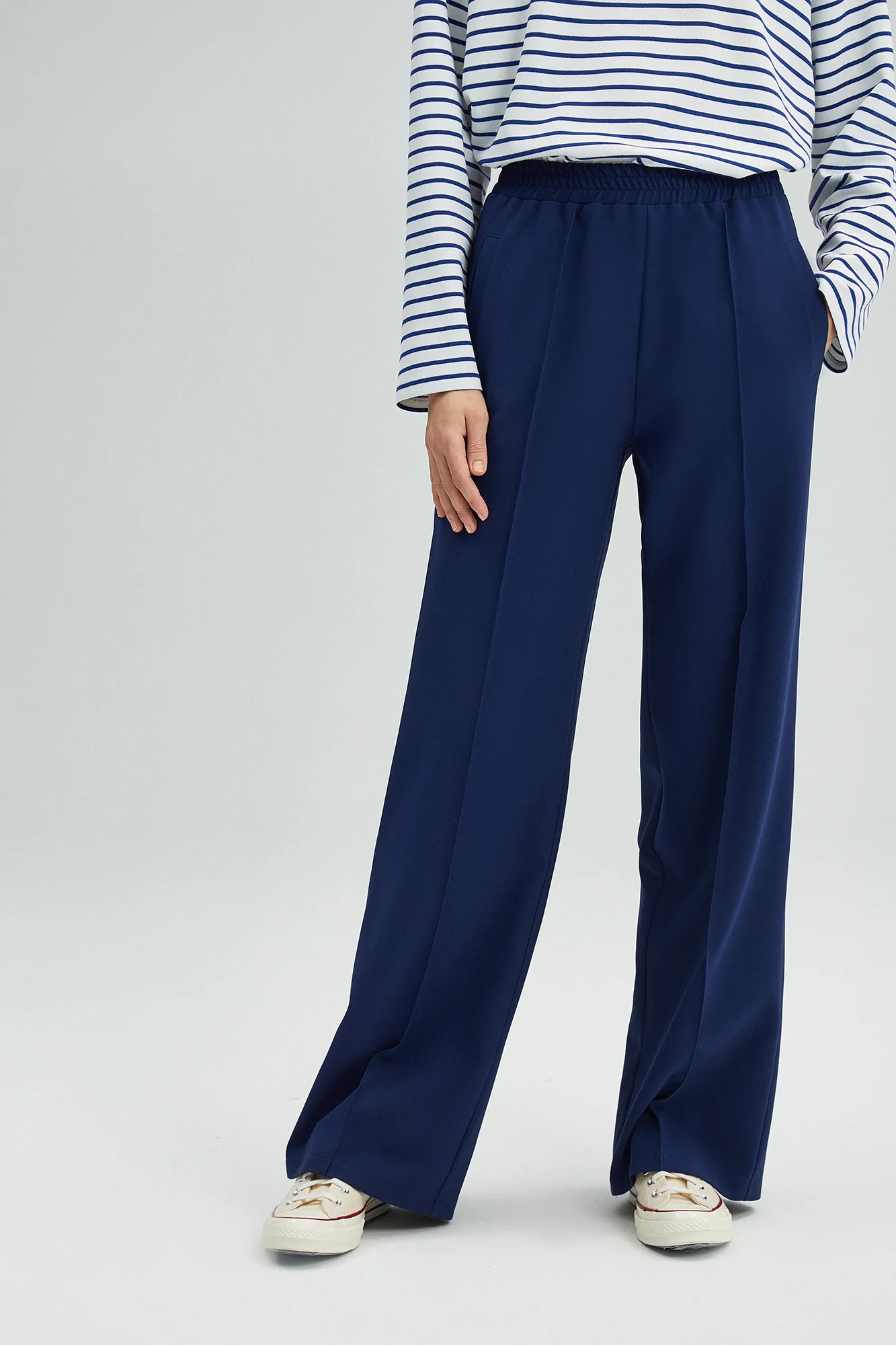 RIBBED CREPE TROUSERS - Image 5