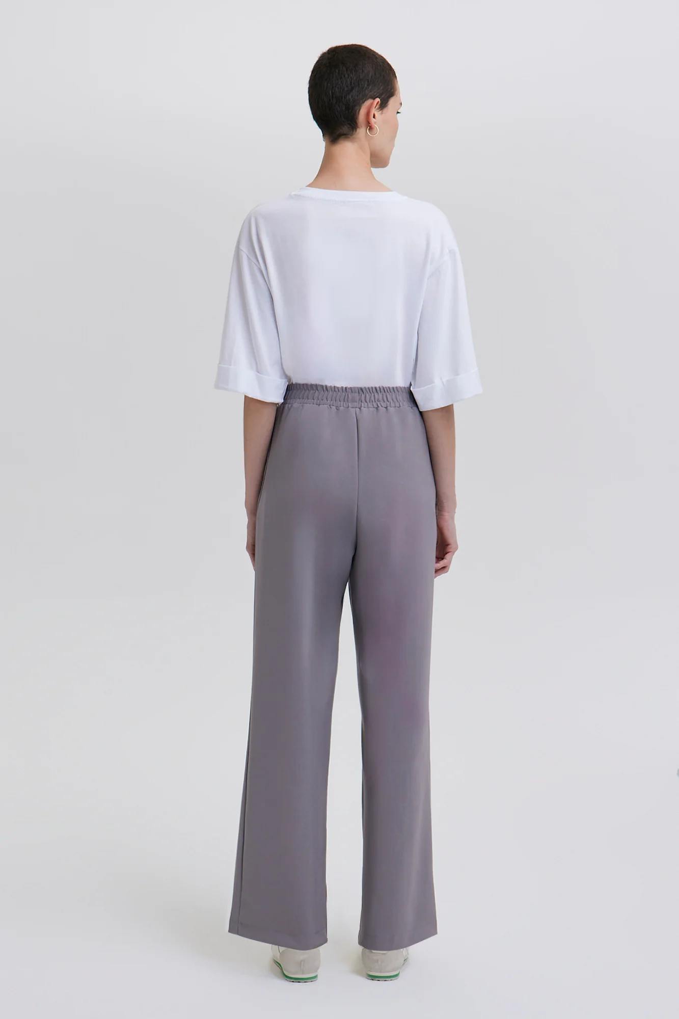 RIBBED CREPE TROUSERS - Image 10