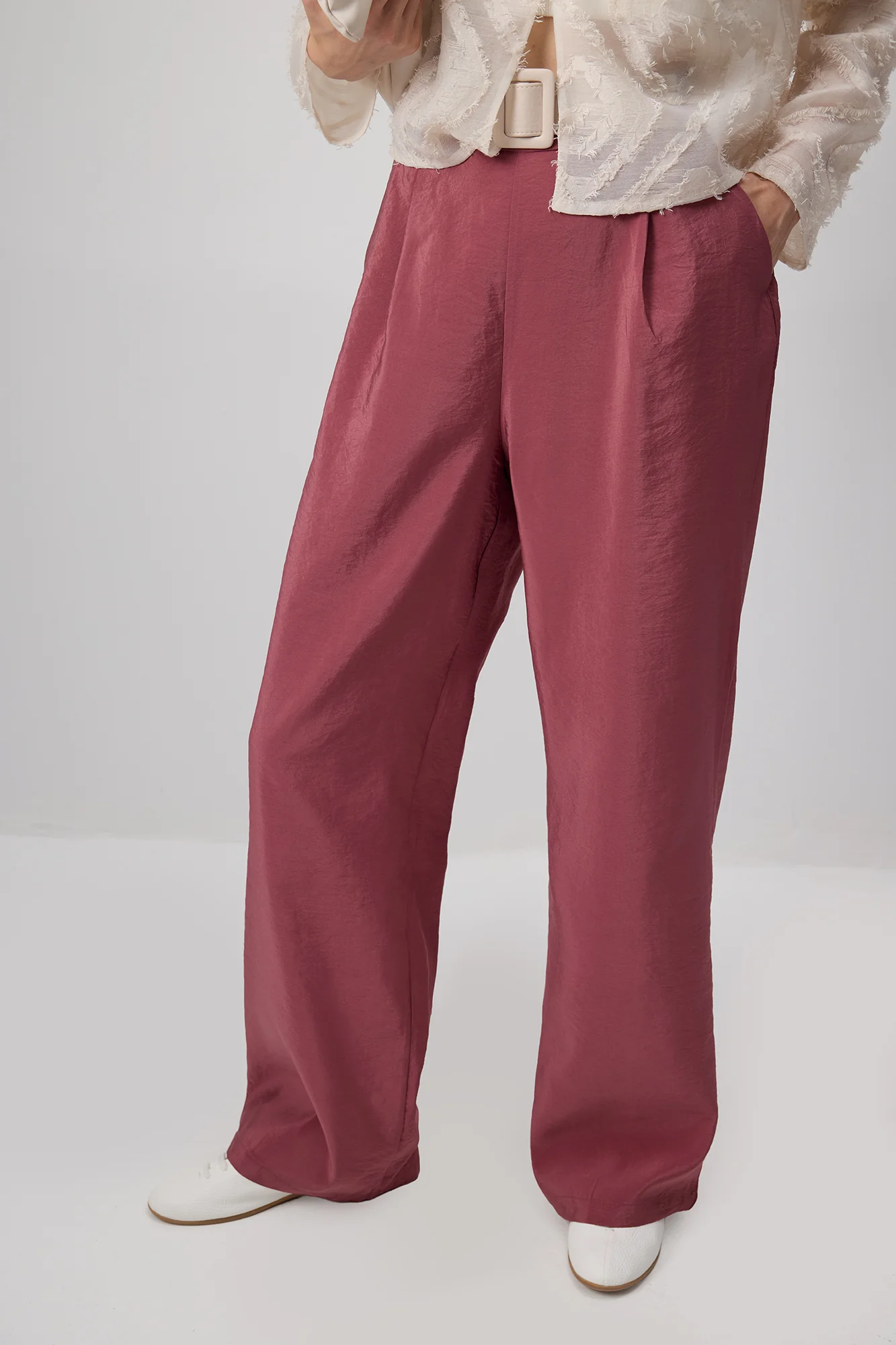 PLEATED FULL WAIST TROUSERS - Image 4