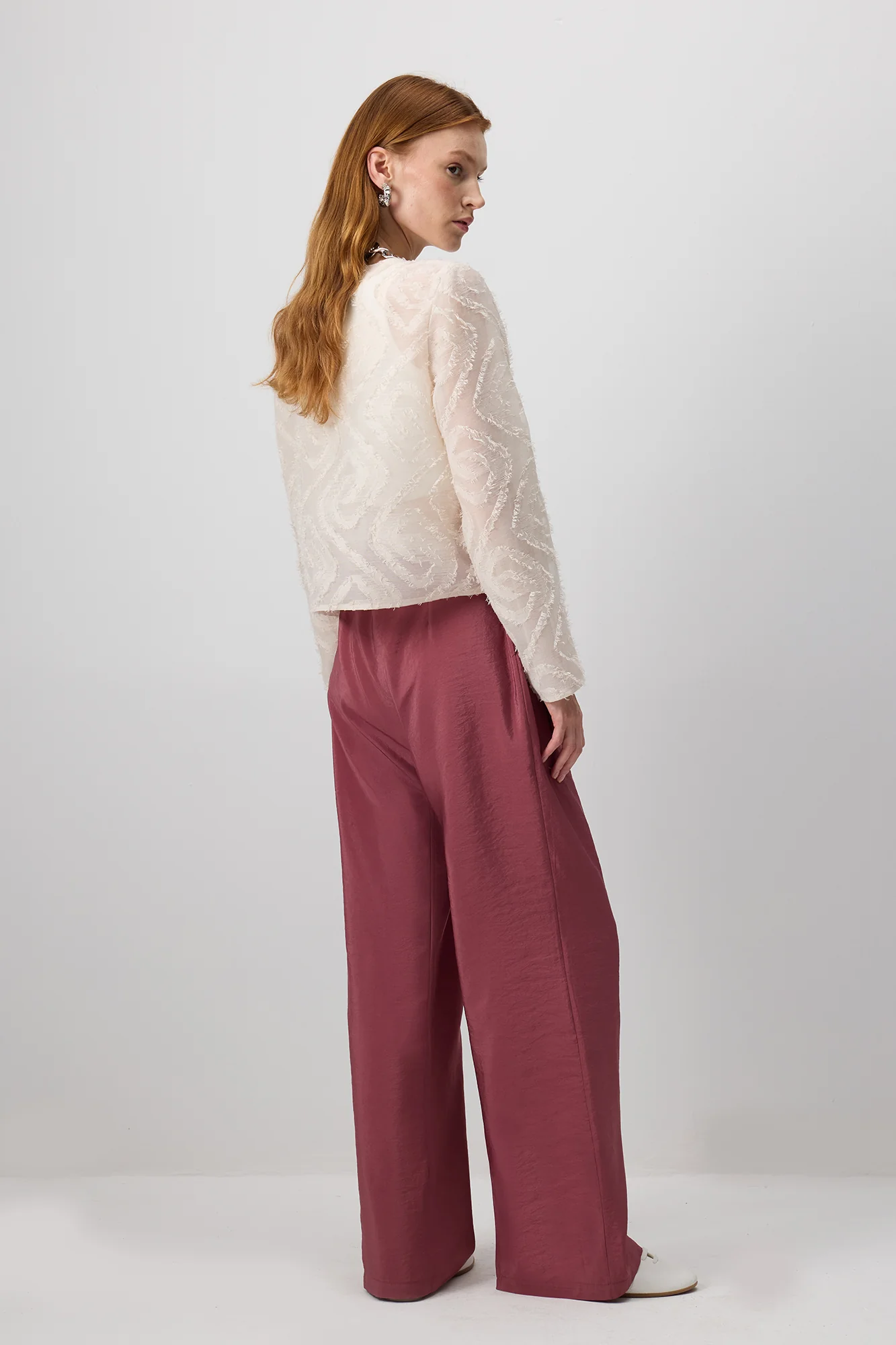 PLEATED FULL WAIST TROUSERS - Image 5