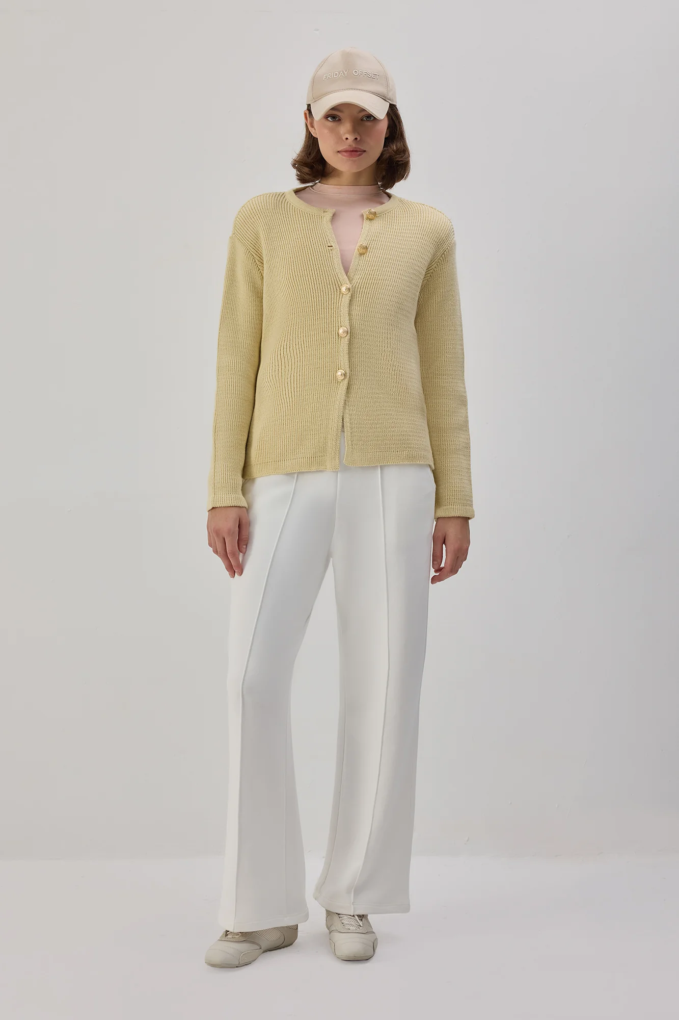 RIBBED KNIT TRACKSUIT WITH ELASTIC WAISTBAND - Image 2