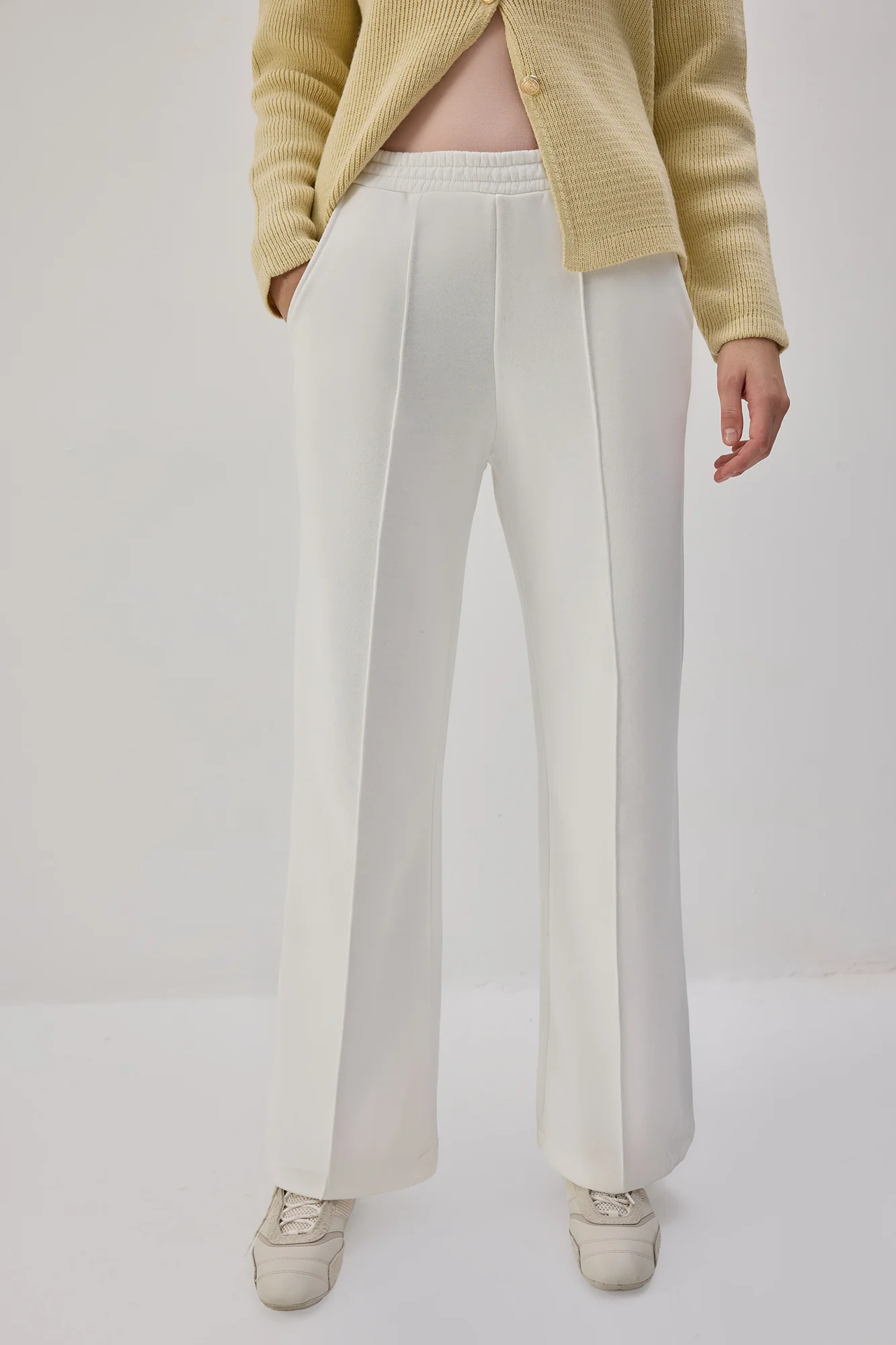 RIBBED KNIT TRACKSUIT WITH ELASTIC WAISTBAND - Image 4