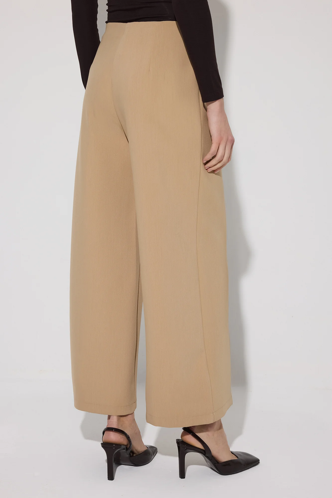 RIBBED PALAZZO TROUSERS - Image 4