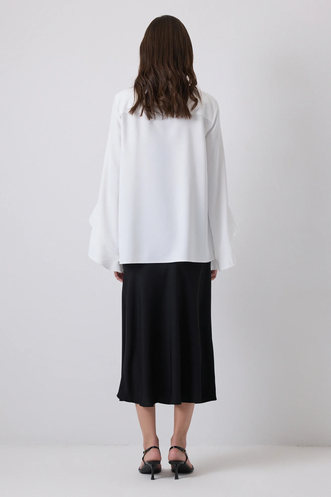 RUFFLE DETAILED CHIFFON BLOUSE - Image 6