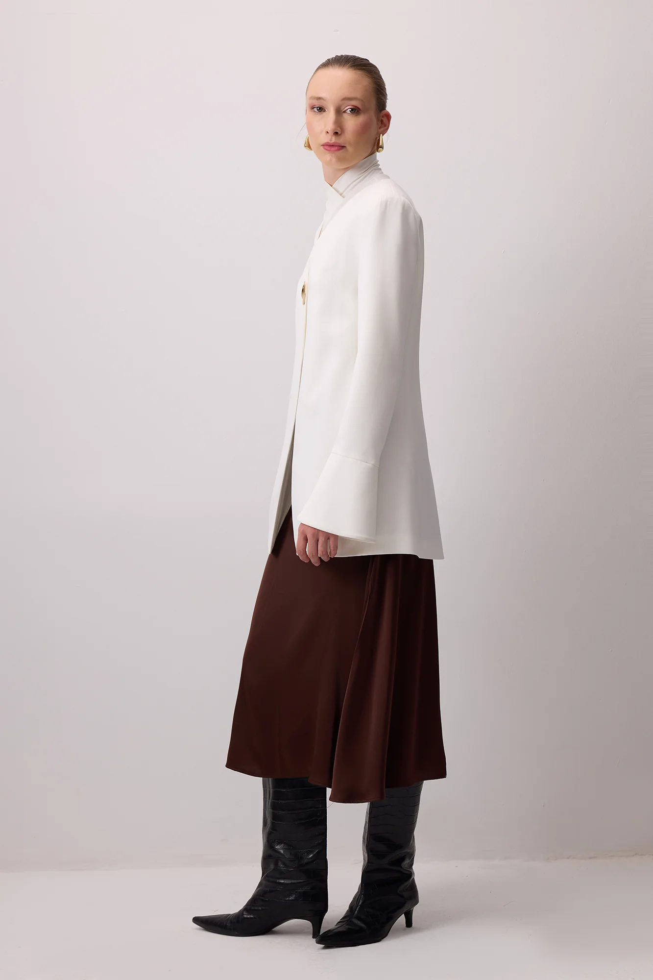 SATIN SKIRT - Image 4
