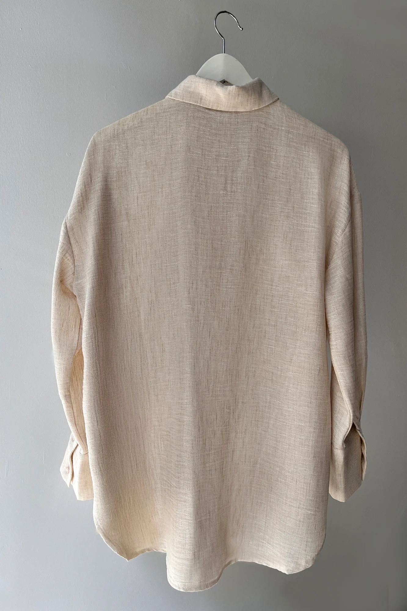 SHIRT COLLAR MELANGE TUNIC - Image 14
