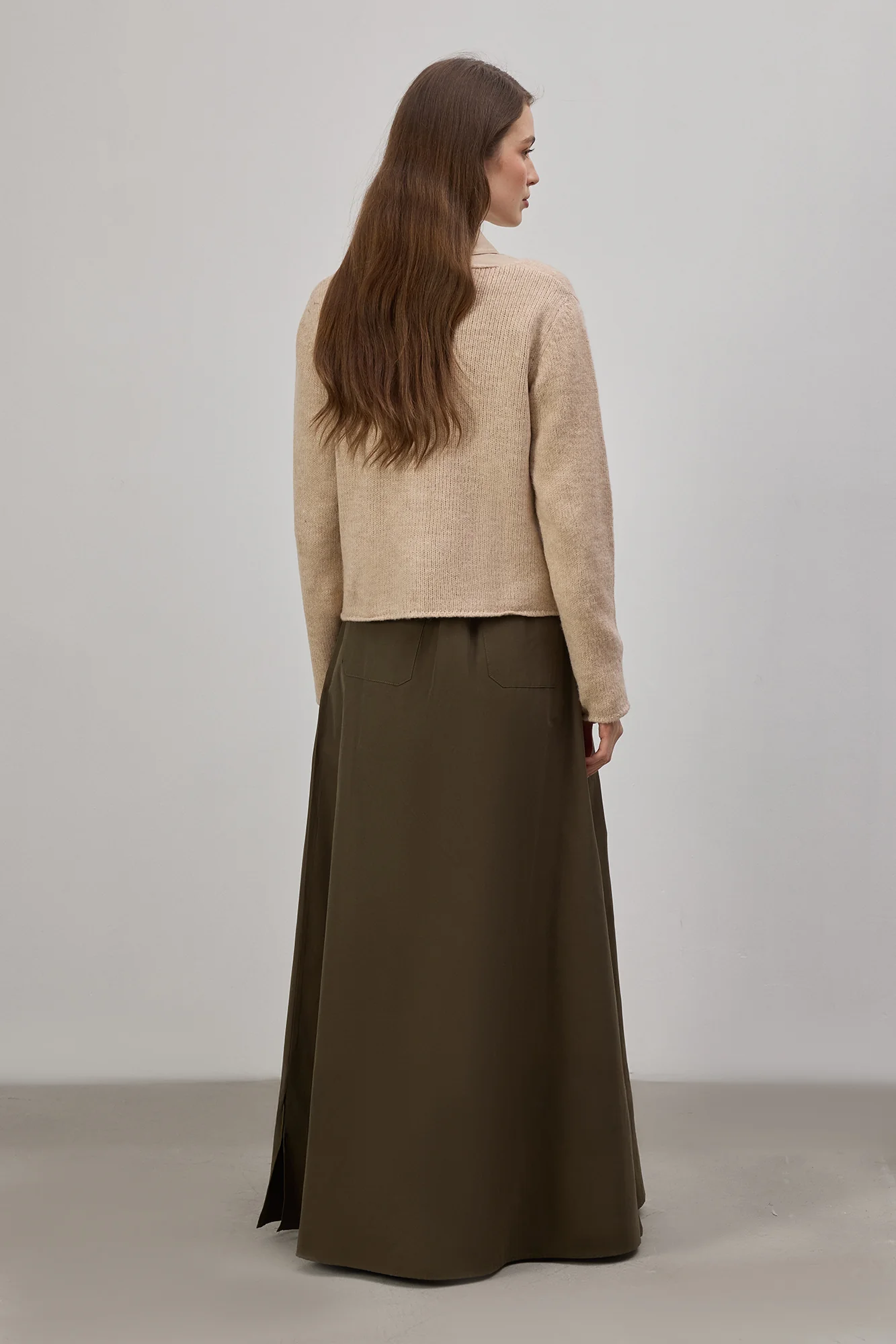 SHORT BUTTONED KNITTED CARDIGAN - Image 6