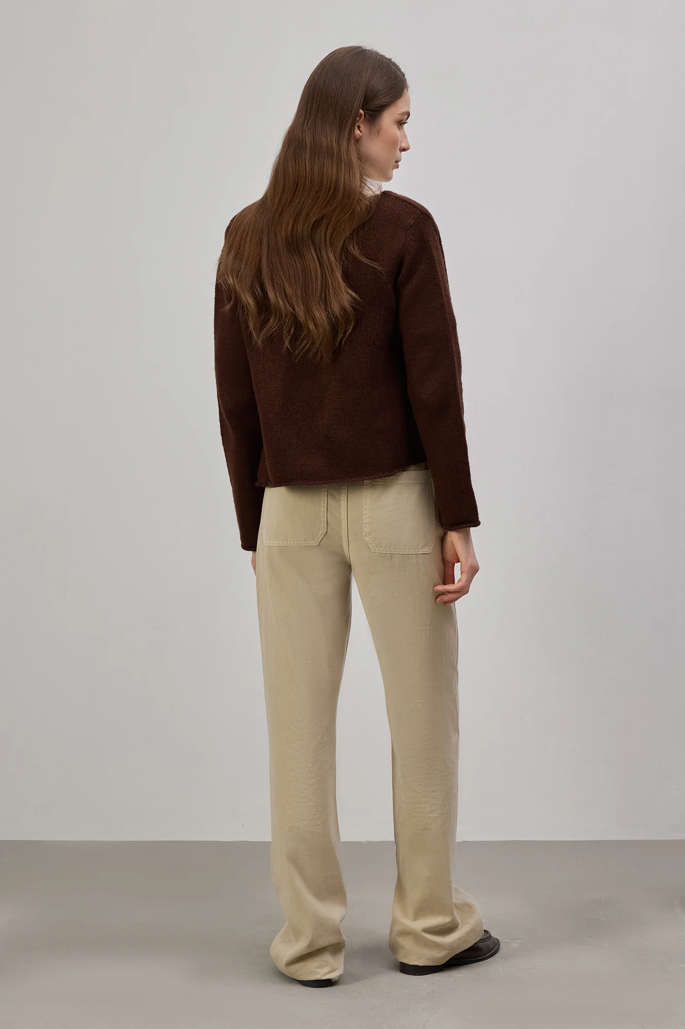 SHORT BUTTONED KNITTED CARDIGAN - Image 5