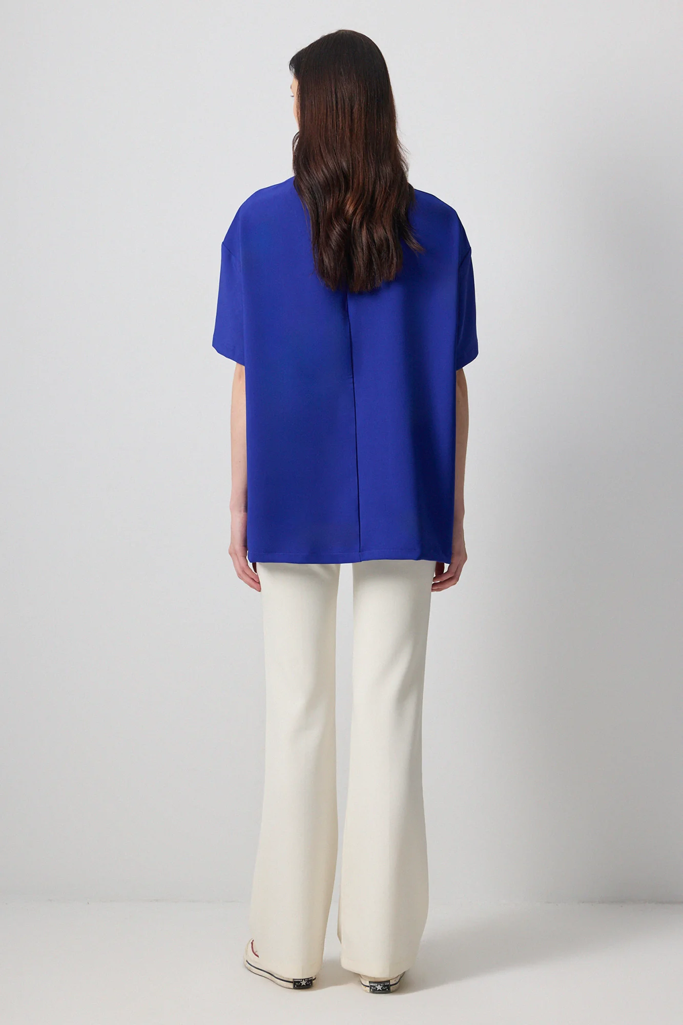 SHORT SLEEVE CREPE T-SHIRT - Image 4