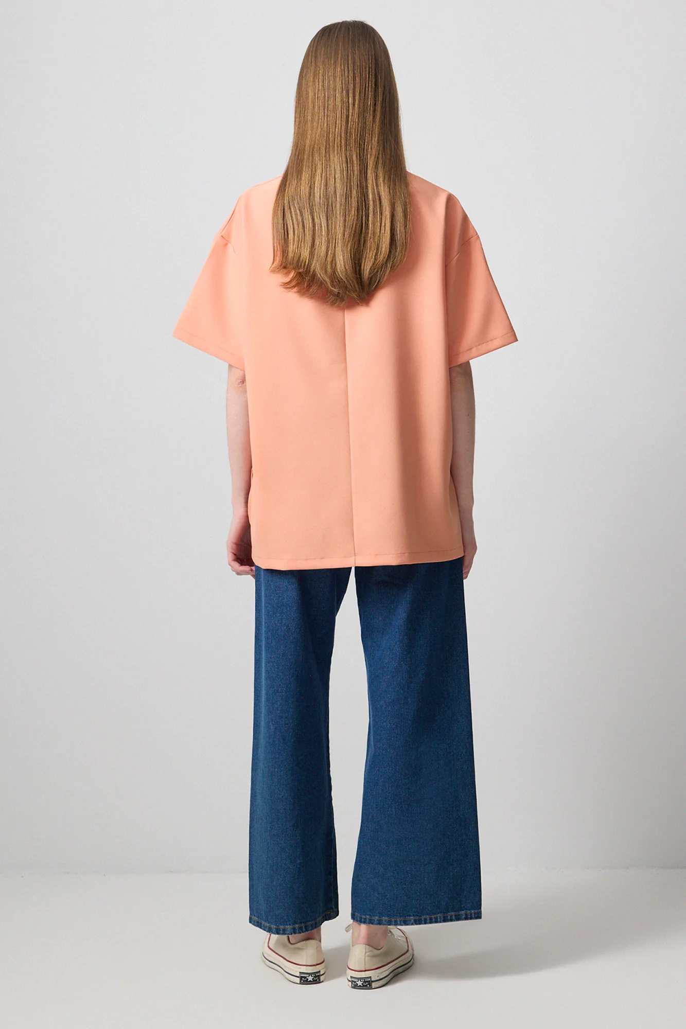 SHORT SLEEVE CREPE T-SHIRT - Image 4
