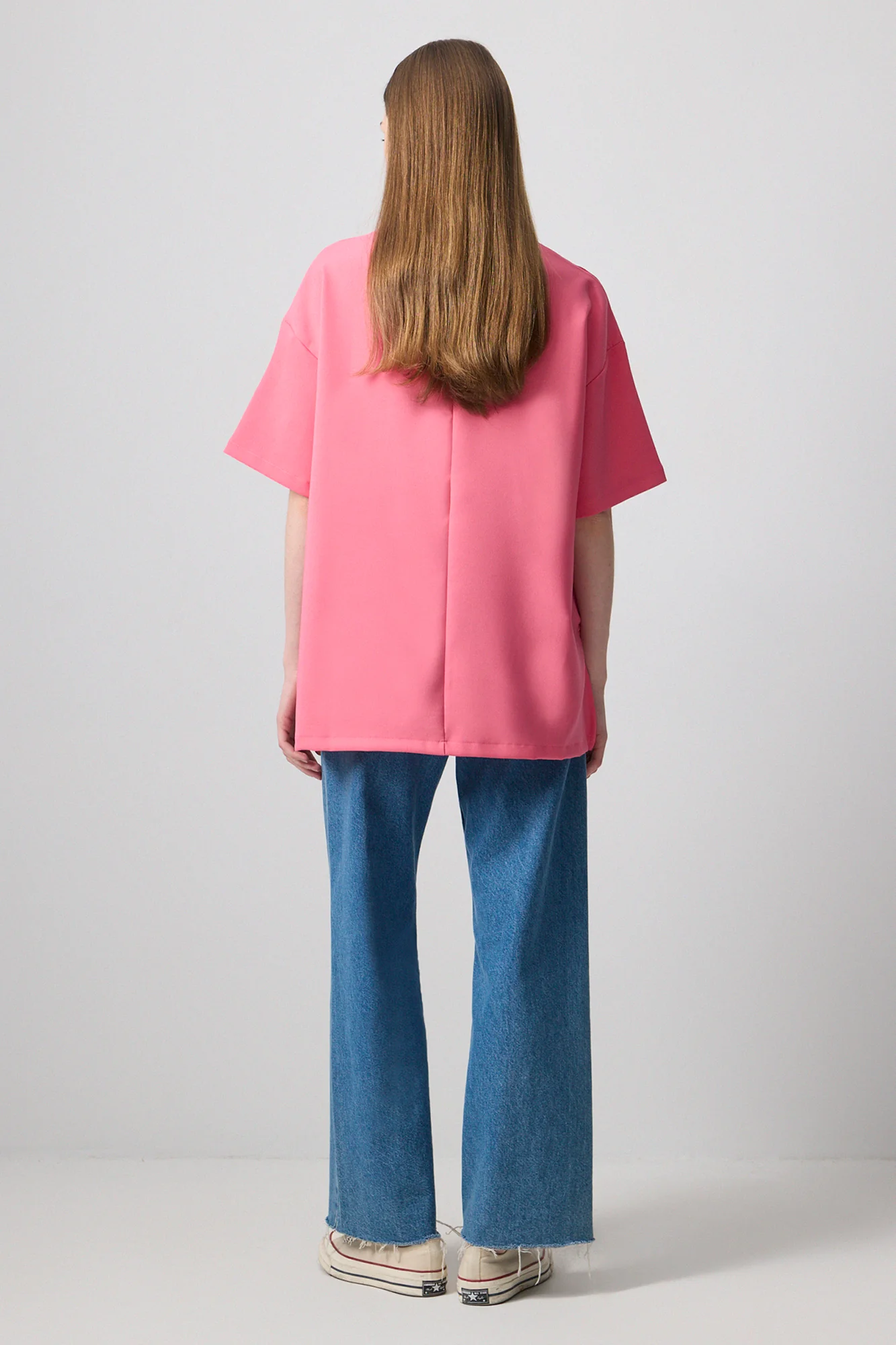 SHORT SLEEVE CREPE T-SHIRT - Image 4