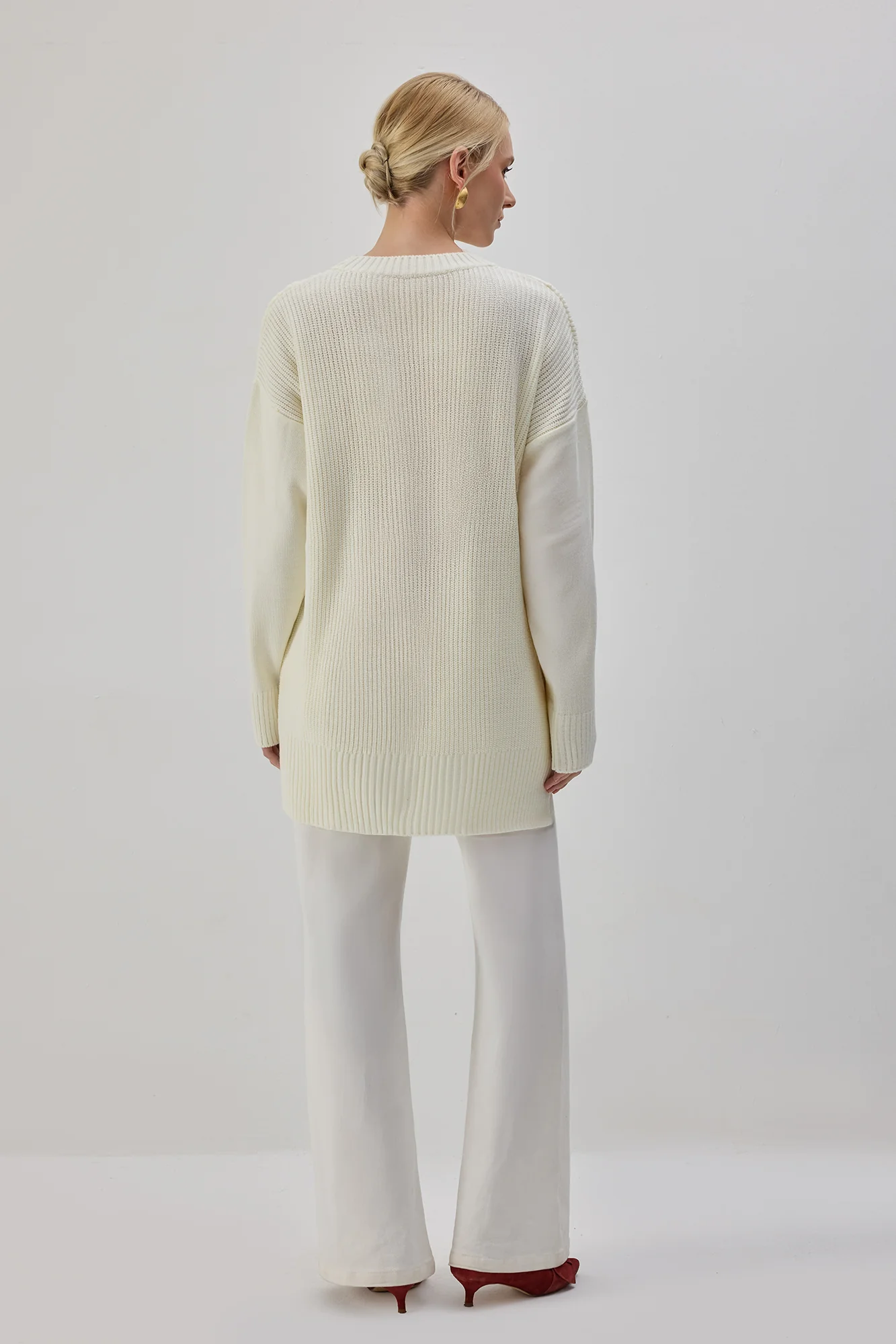 SIDE-TIE KNIT TUNIC - Image 8