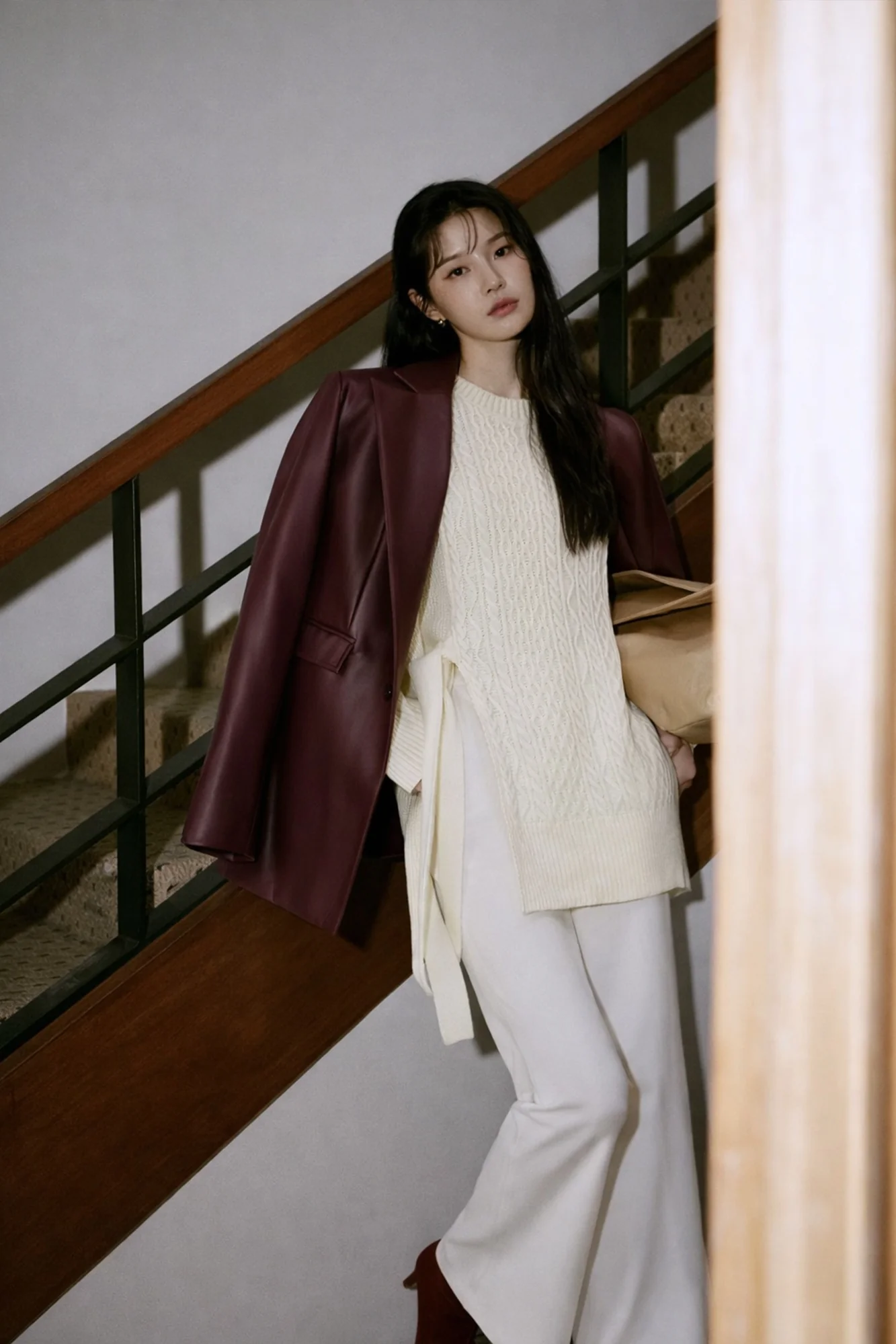 SIDE-TIE KNIT TUNIC - Image 9
