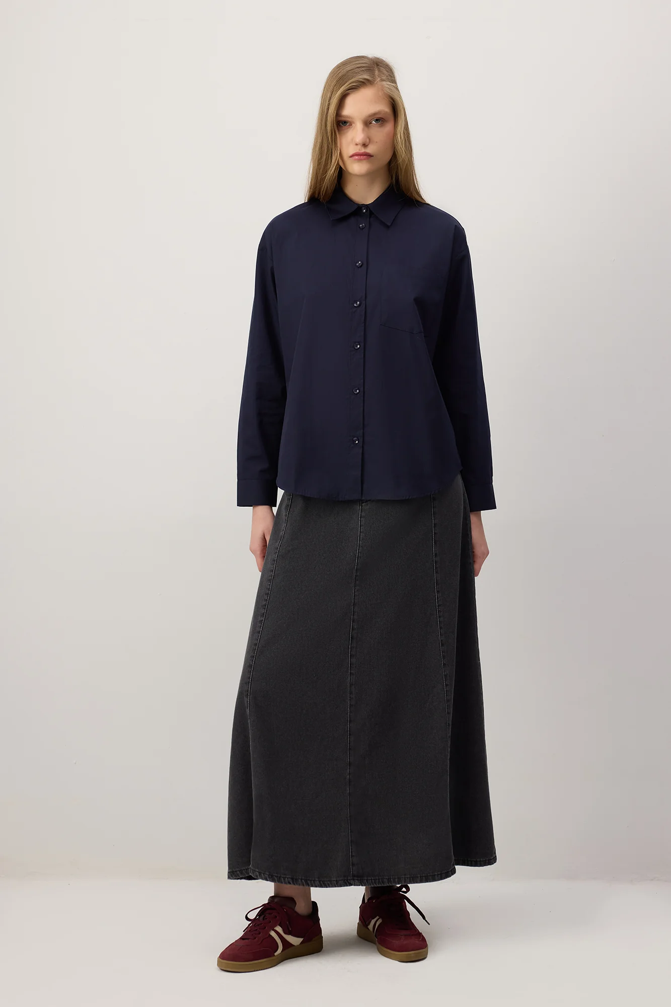 SINGLE POCKET OVERSIZE SHIRT - Image 2