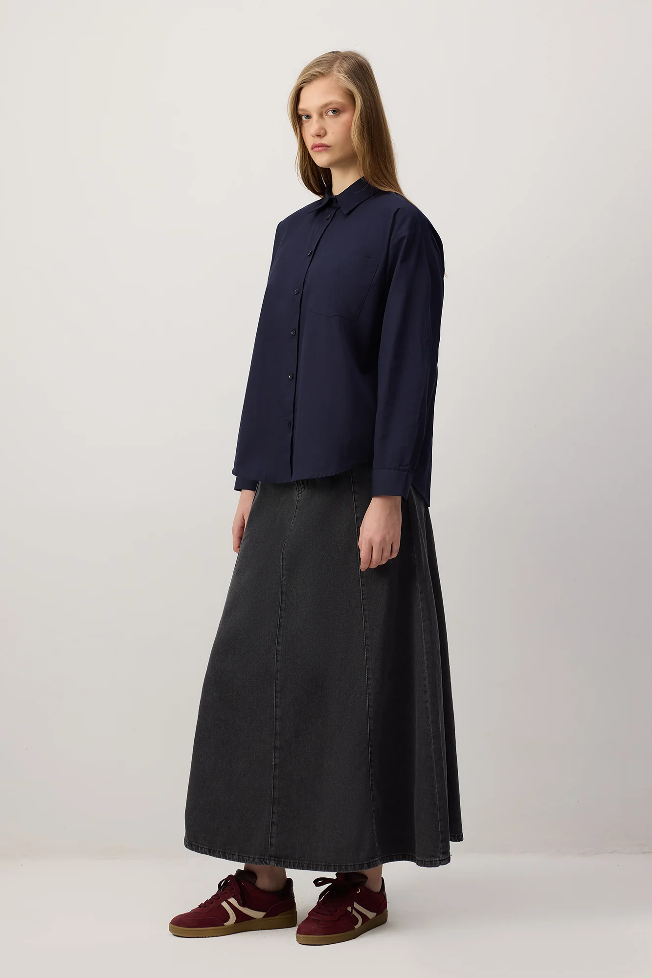 SINGLE POCKET OVERSIZE SHIRT - Image 4