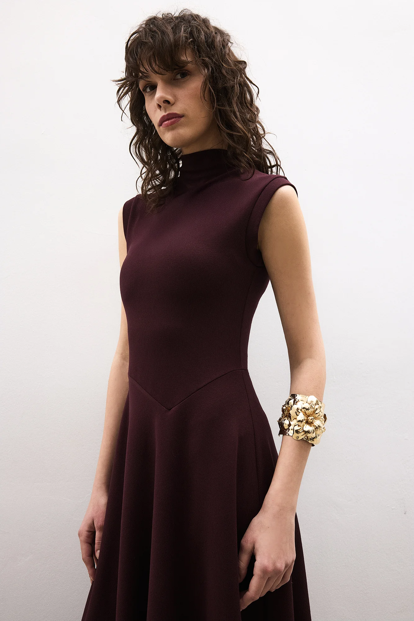 ASYMMETRİCAL KNİTTED DRESS - Image 2